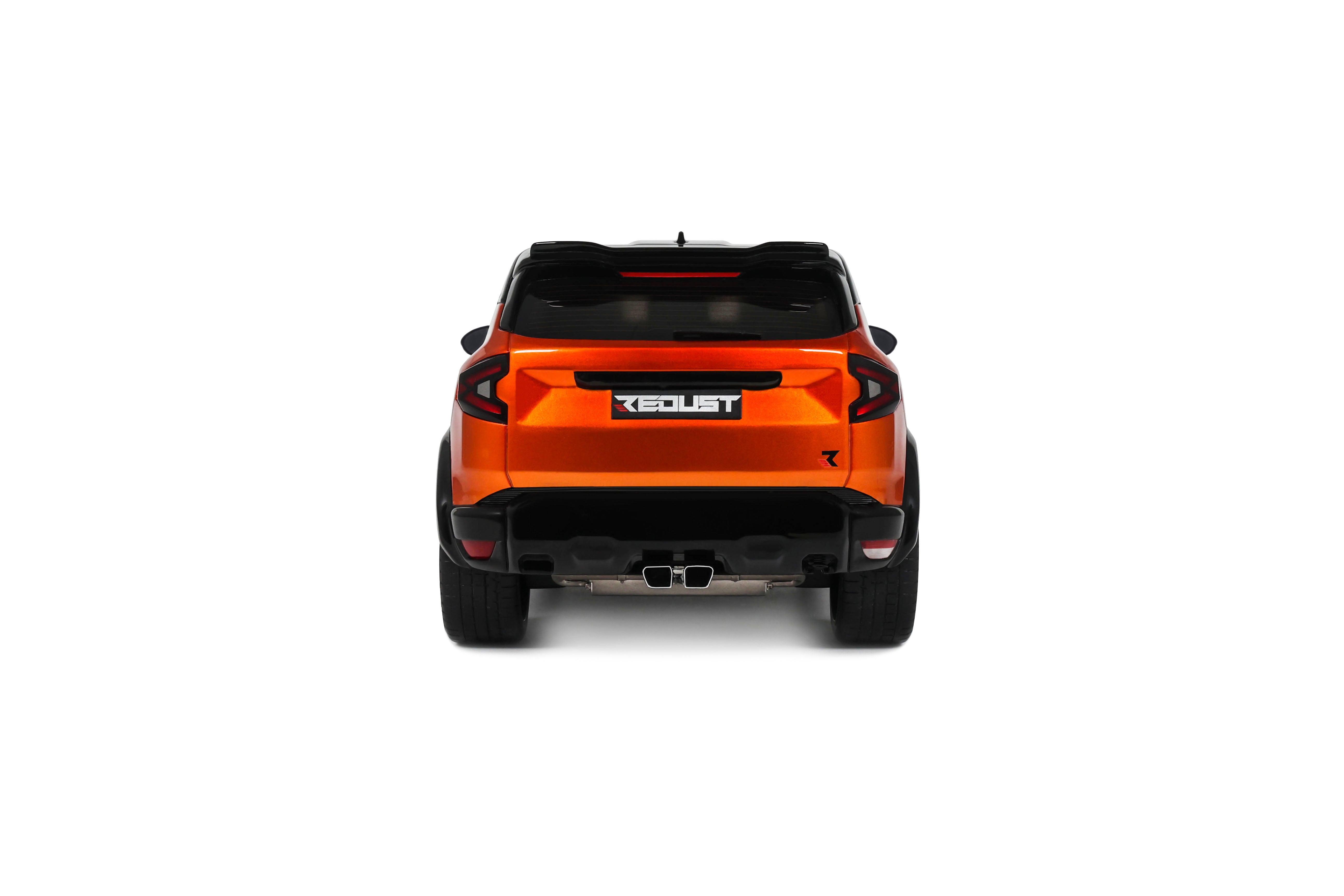 OTTO 1:18 Scale Resin Car - 2025 Dacia Duster Redust Sport 4X2 Hybrid - Metallic Orange - OT1316