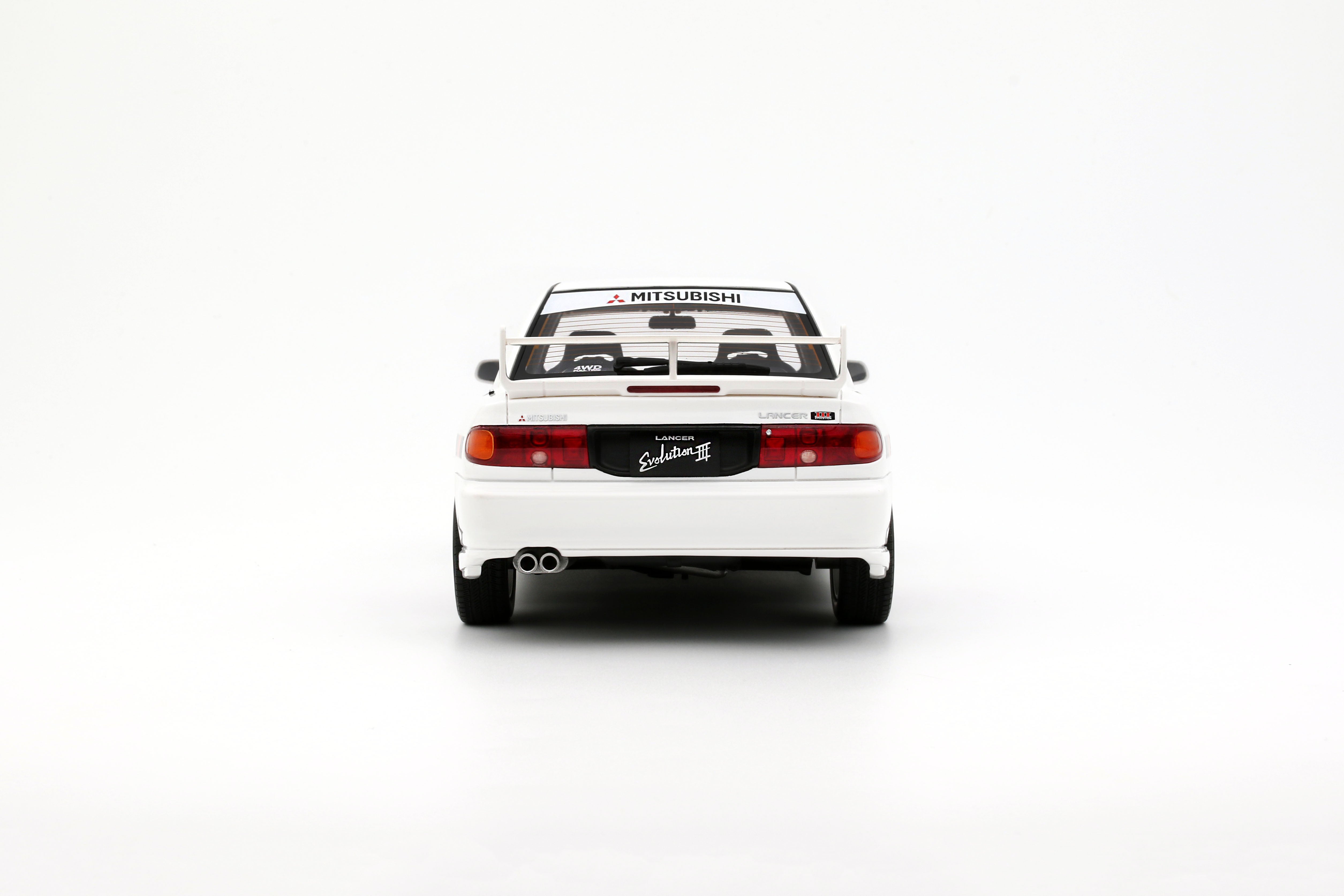 OTTO 1:18 Scale Resin - Reseller Exclusive – 1995 MITSUBISHI LANCER EVO III, SCOTIA WHITE W83 - OT1344