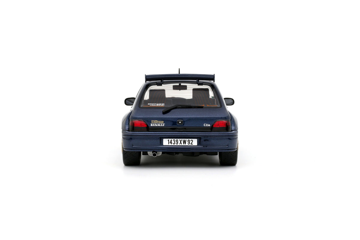 Otto 1:18 Scale Resin - 1995 Renault Clio Williams Maxi, Bleu Sport - OT1394