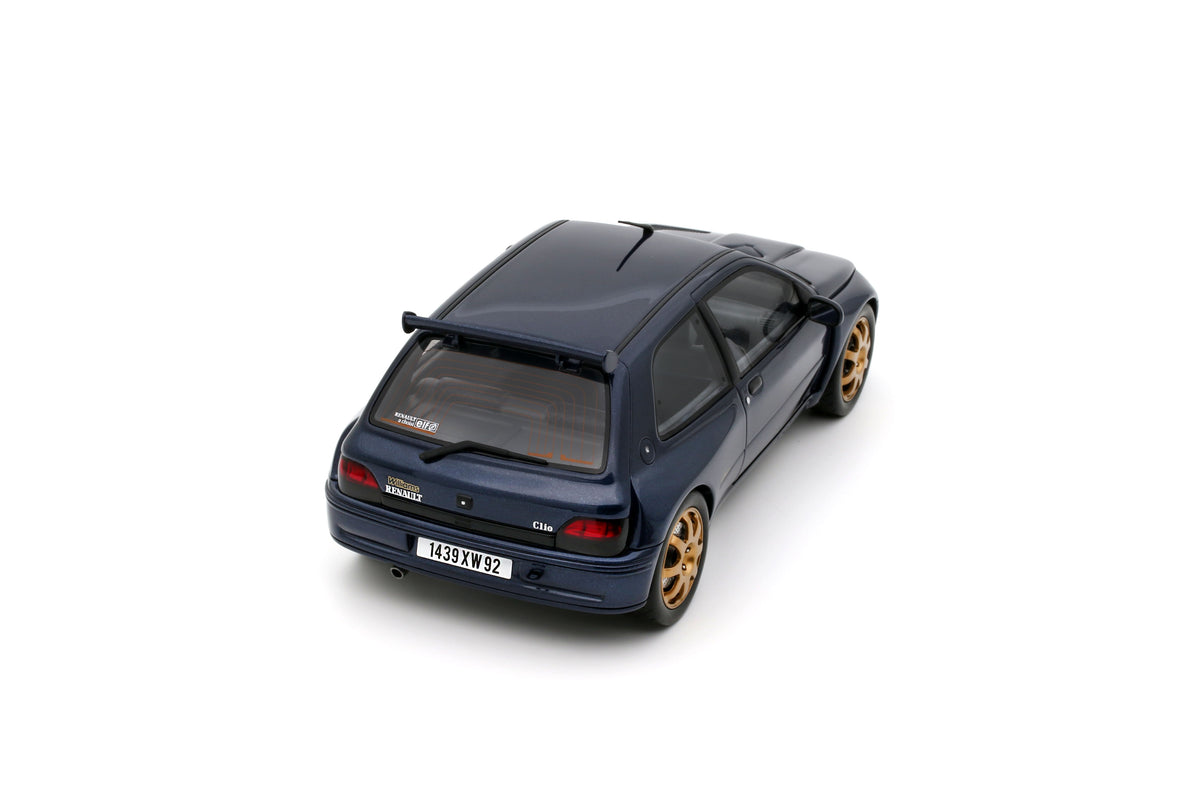 Otto 1:18 Scale Resin - 1995 Renault Clio Williams Maxi, Bleu Sport - OT1394