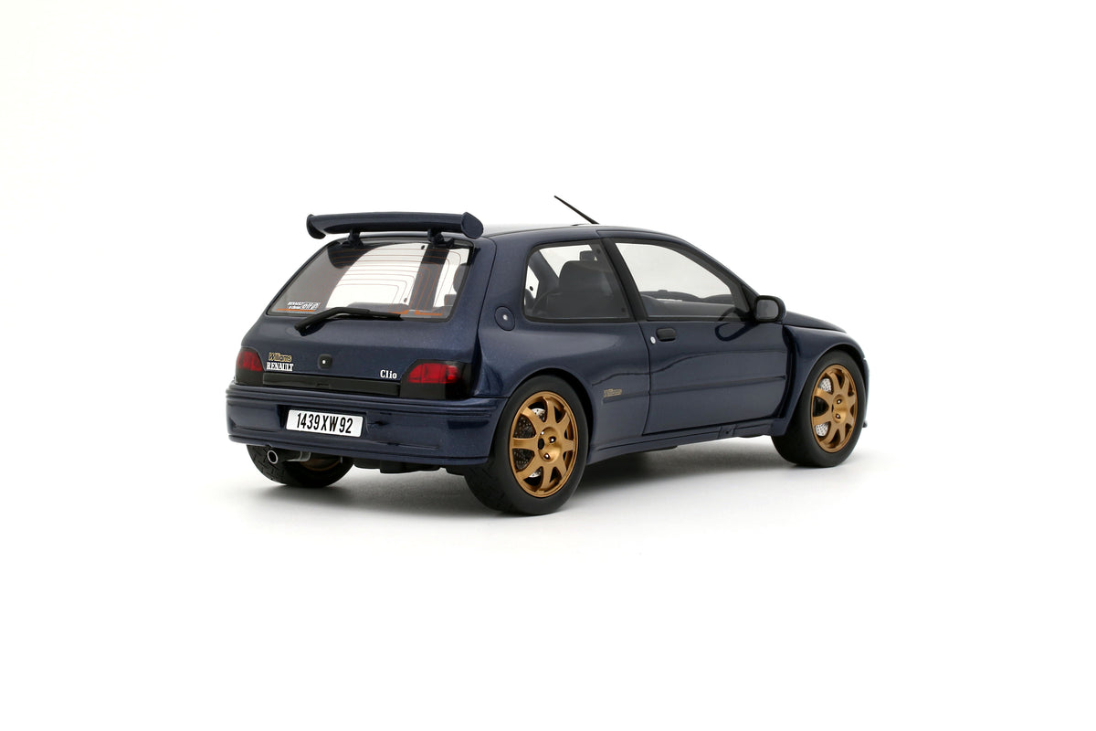 Otto 1:18 Scale Resin - 1995 Renault Clio Williams Maxi, Bleu Sport - OT1394
