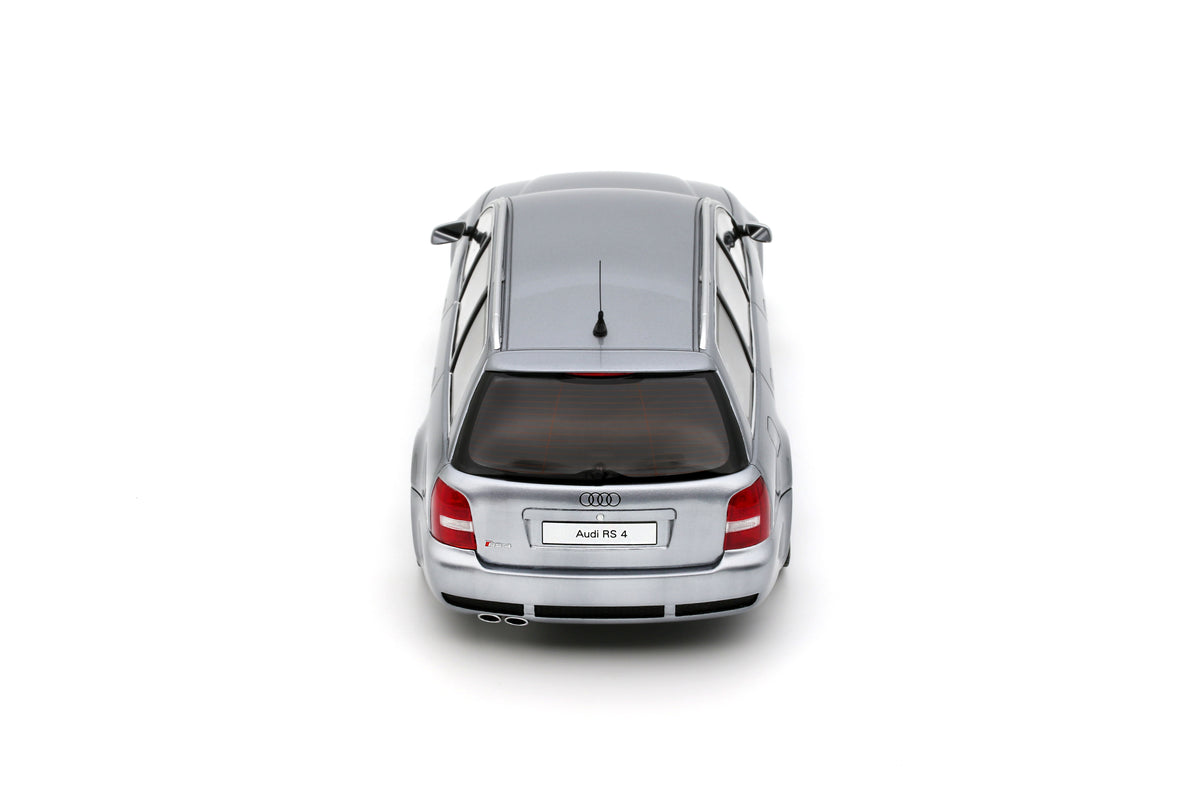 Otto 1:18 Scale Resin - 2025 Audi RS 4 (B5) Avant "Stanced", Avus Silver - OT1396