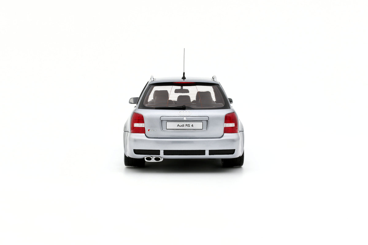 Otto 1:18 Scale Resin - 2025 Audi RS 4 (B5) Avant "Stanced", Avus Silver - OT1396