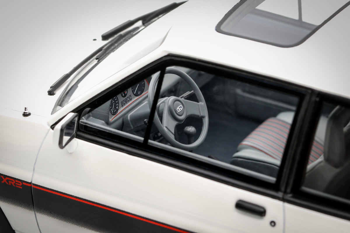 OTTO 1:18 Scale Resin - Reseller Exclusive – 1981 Ford Fiesta Mk1 XR2, Diamond White - OT1405
