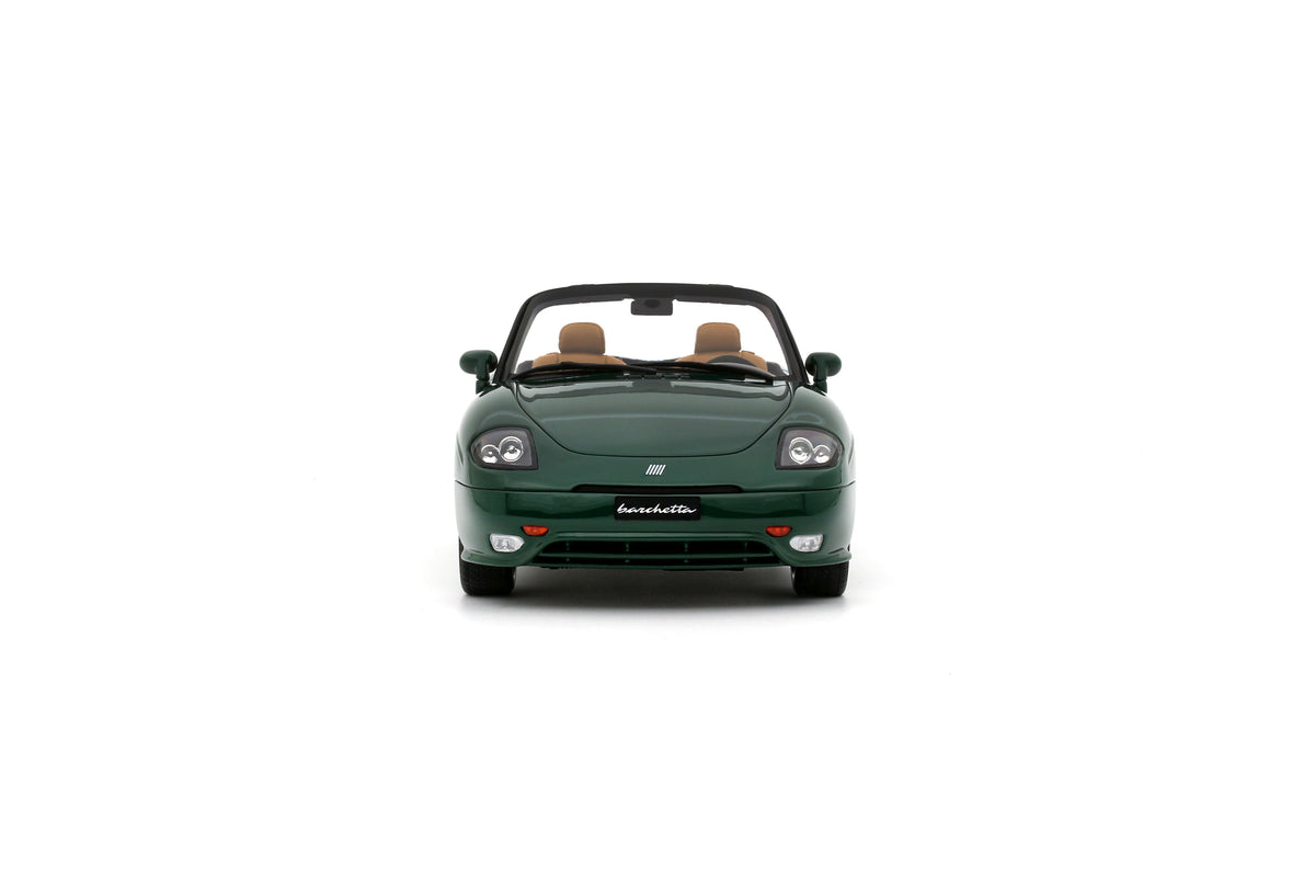Otto 1:18 Scale Resin - 1998 Fiat Barchetta Limited Edition, Stelvio Green (Reseller Exclusive) - OT1406