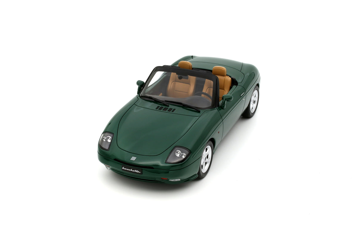 Otto 1:18 Scale Resin - 1998 Fiat Barchetta Limited Edition, Stelvio Green (Reseller Exclusive) - OT1406