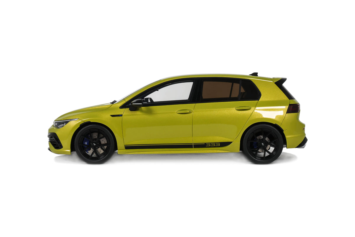 OTTO 1:18 Scale Resin - Reseller Exclusive – VOLKSWAGEN GOLF VIII R 333 LIMITED EDITION, LIME YELLOW METALLIC - OT1407