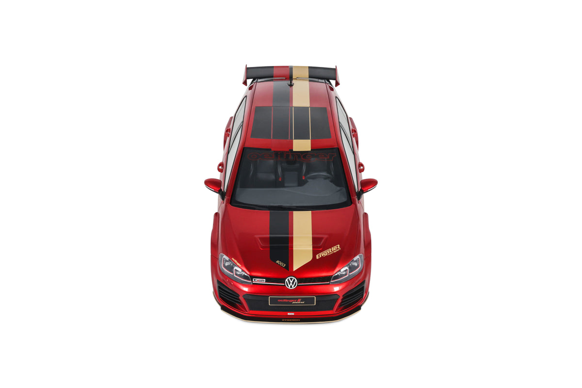 OTTO 1:18 Scale Resin - Project Car – 2015 VOLKSWAGEN GOLF 7 OETTINGER TCR GERMANY STREET, CANDY RED - OT1412