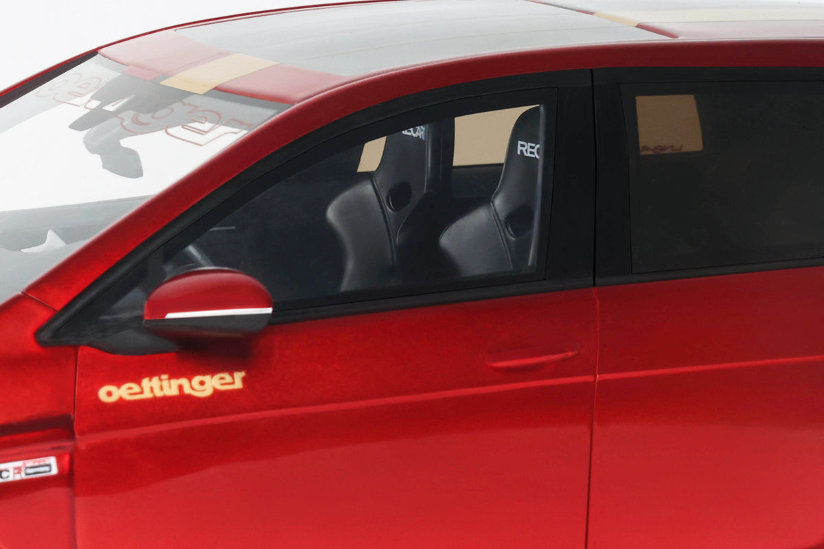 OTTO 1:18 Scale Resin - Project Car – 2015 VOLKSWAGEN GOLF 7 OETTINGER TCR GERMANY STREET, CANDY RED - OT1412