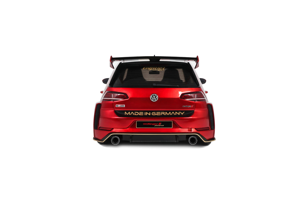 OTTO 1:18 Scale Resin - Project Car – 2015 VOLKSWAGEN GOLF 7 OETTINGER TCR GERMANY STREET, CANDY RED - OT1412