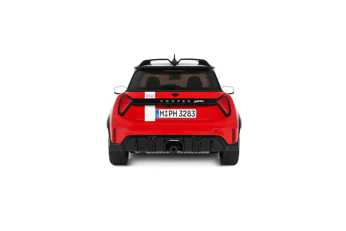 Otto 1:18 Scale Resin - 2026 MINI Cooper JCW 1965 Victory Edition, Chili Red (Reseller Exclusive) - OT1418