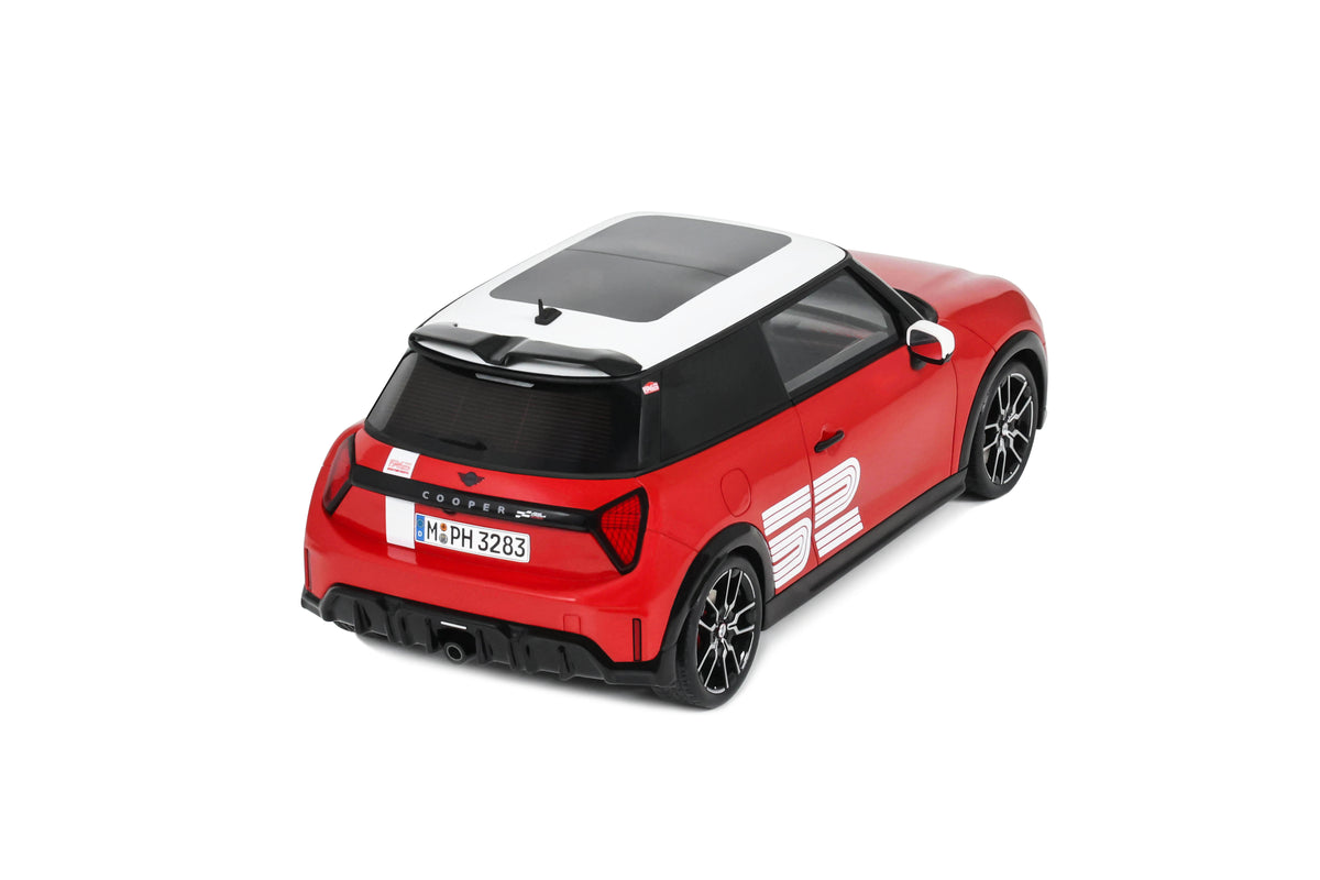 Otto 1:18 Scale Resin - 2026 MINI Cooper JCW 1965 Victory Edition, Chili Red (Reseller Exclusive) - OT1418