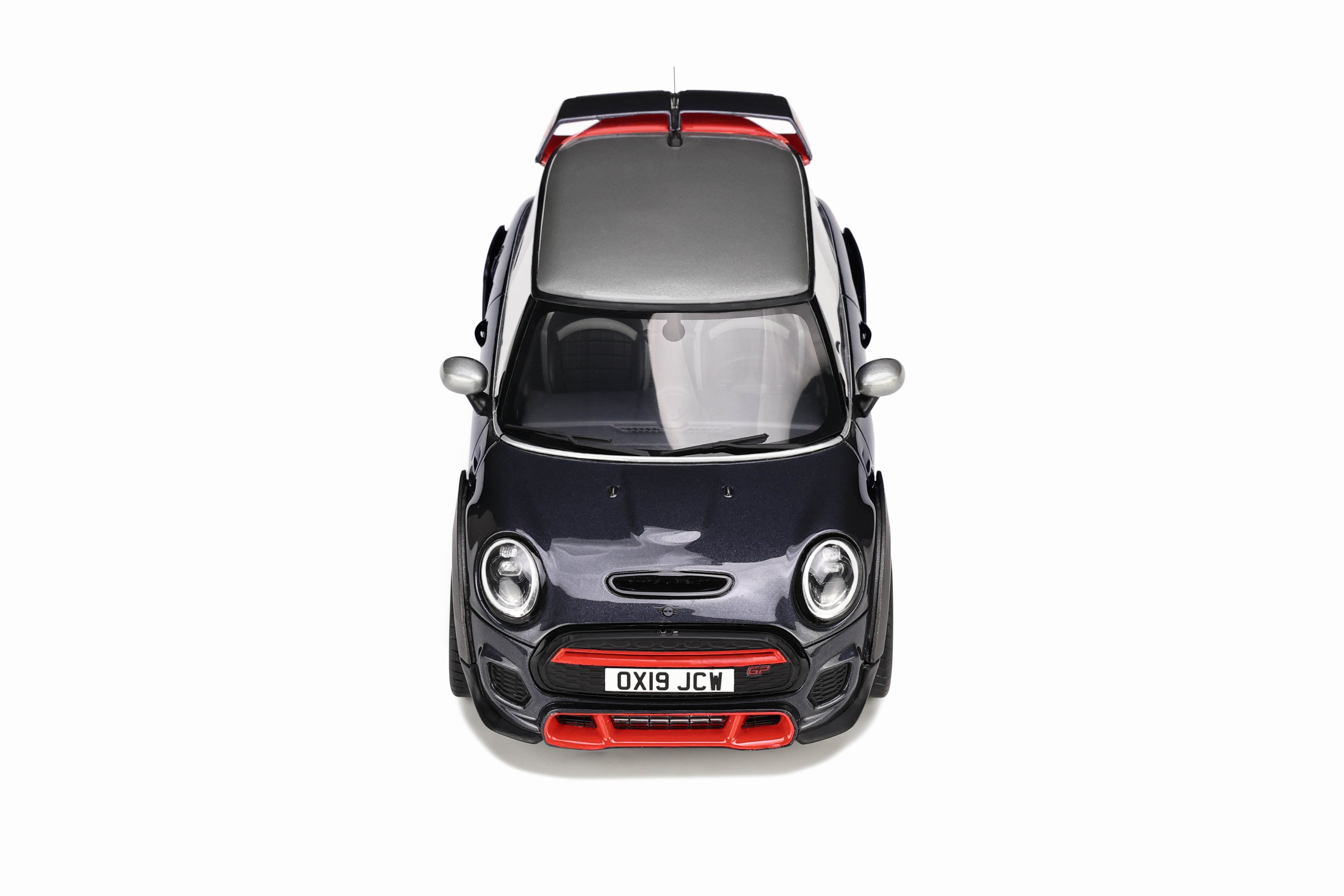 OTTO 1:18 Scale Resin Model Car - 2020 Mini Cooper JCW GP Racing, Grey - OT407