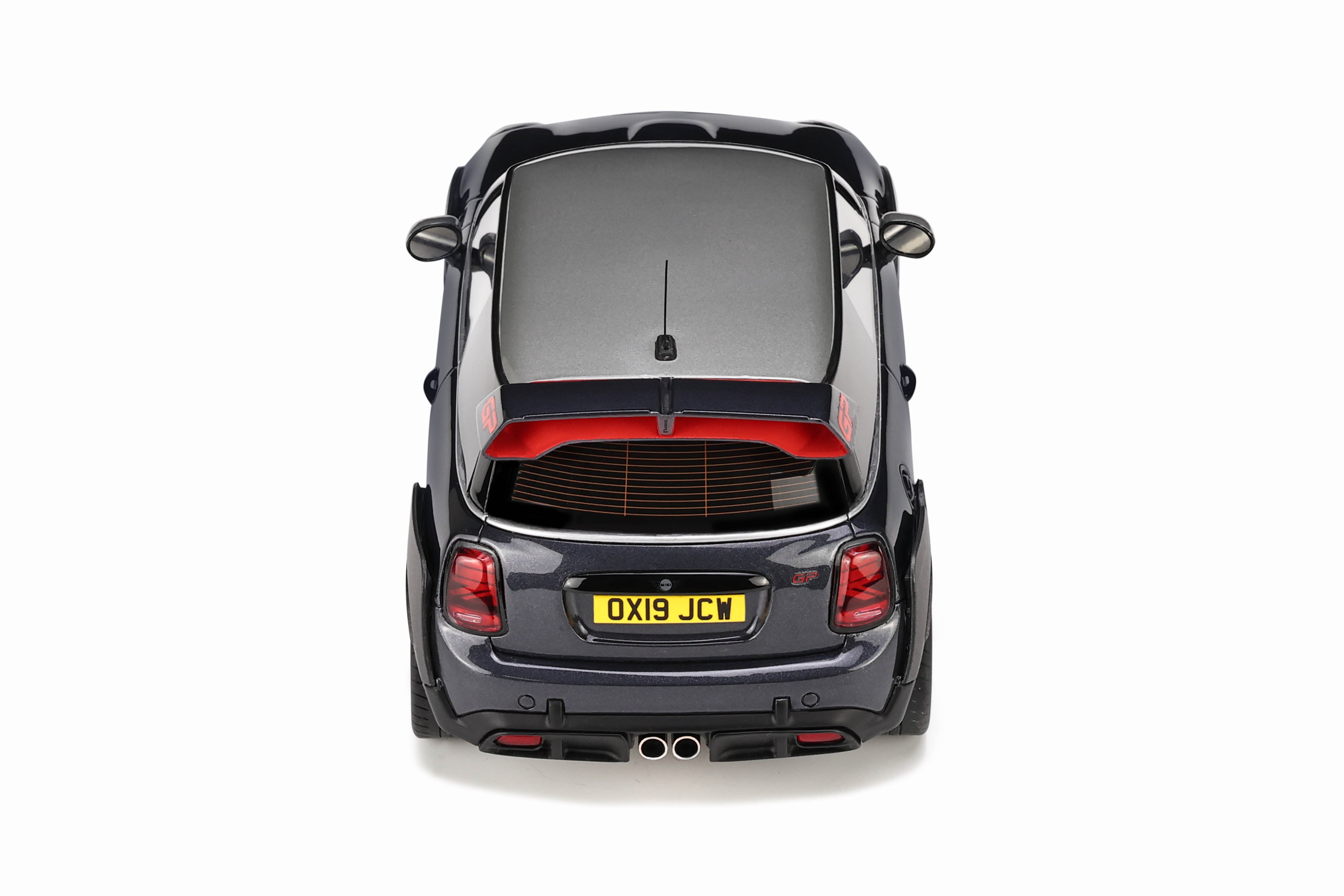 OTTO 1:18 Scale Resin Model Car - 2020 Mini Cooper JCW GP Racing, Grey - OT407