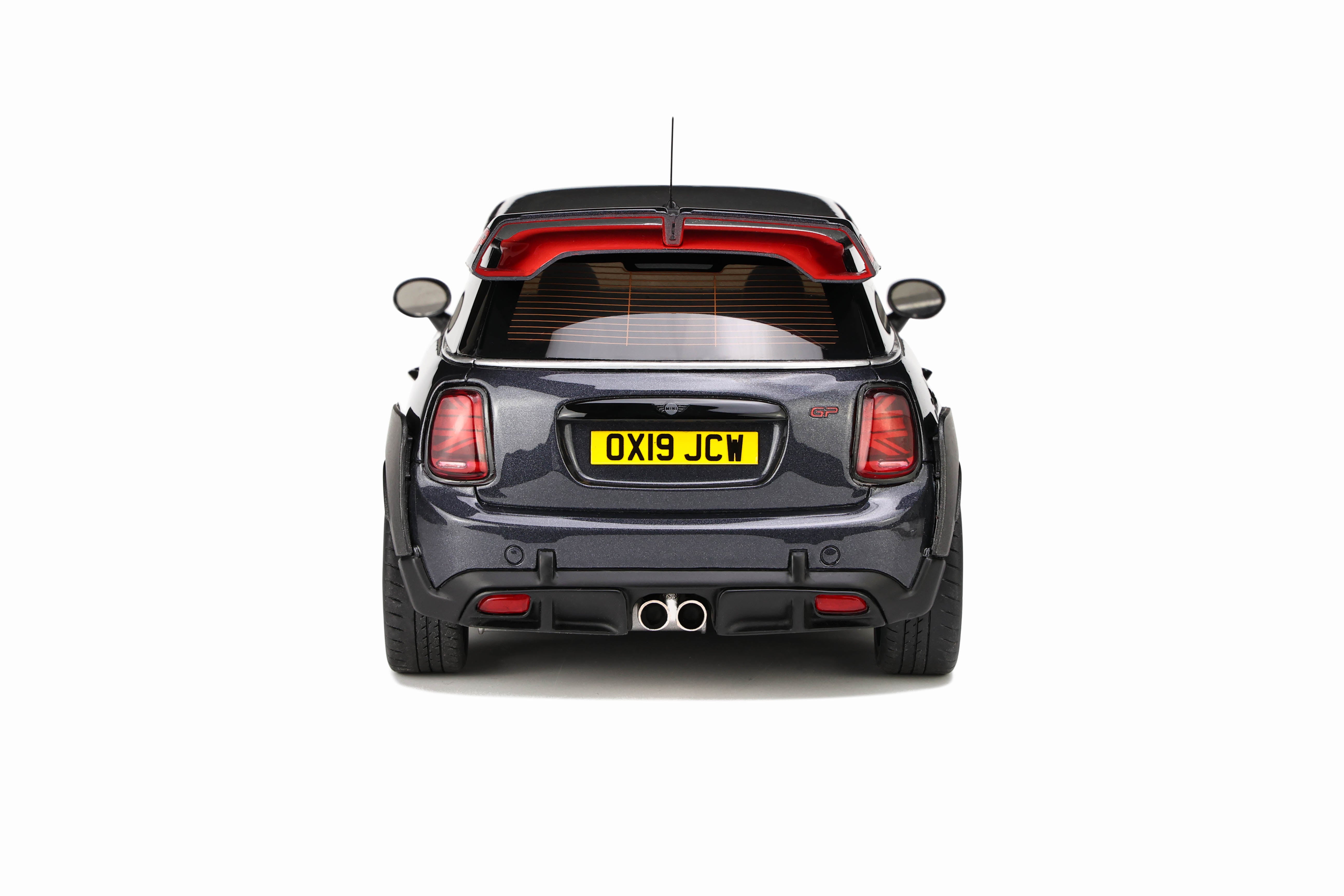 OTTO 1:18 Scale Resin Model Car - 2020 Mini Cooper JCW GP Racing, Grey - OT407