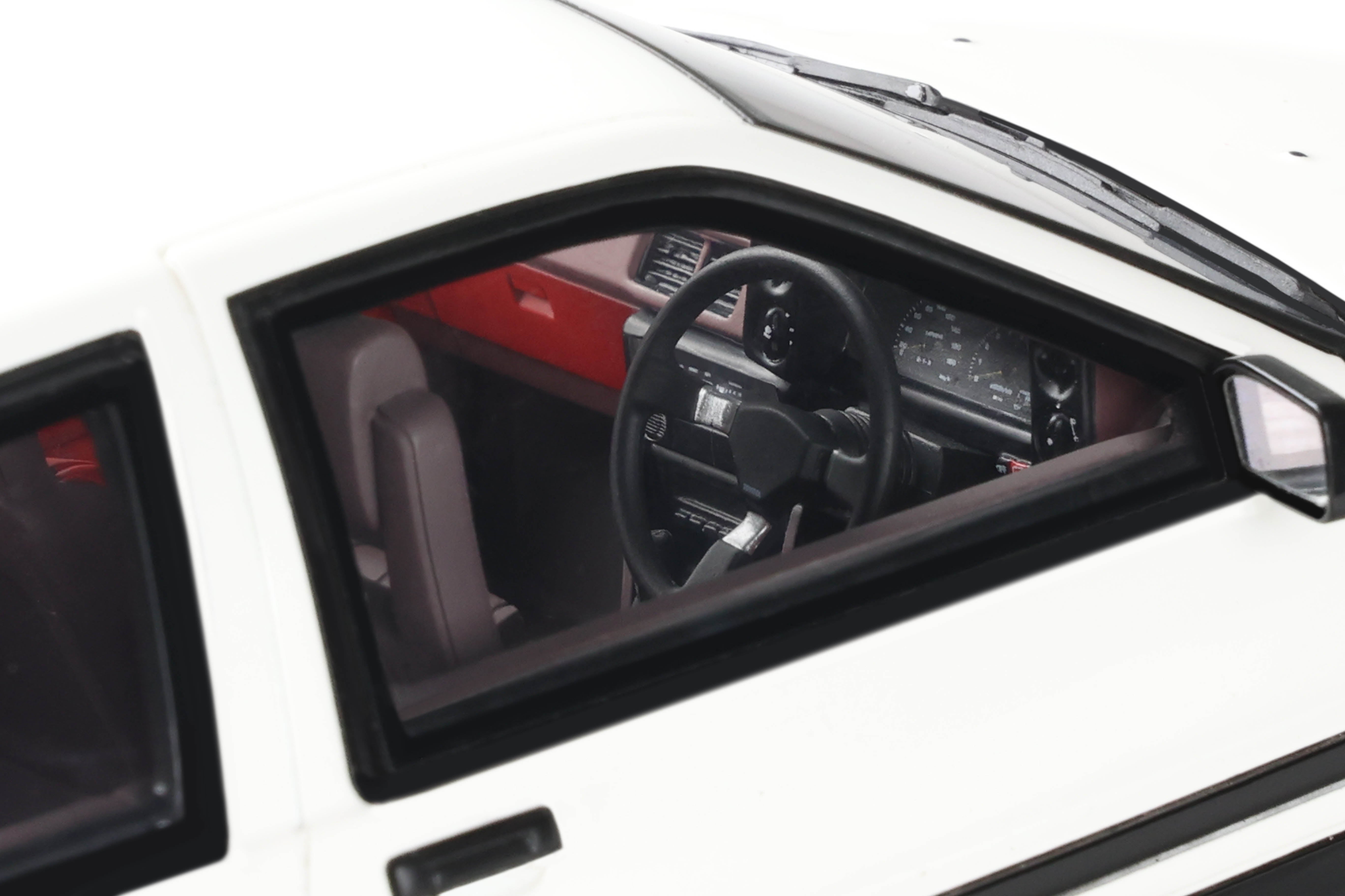 OTTO 1:18 Scale Resin Model Car -1985 Toyota Sprinter Trueno AE86 , White - RESELLER EXCLUSIVE - OT444B