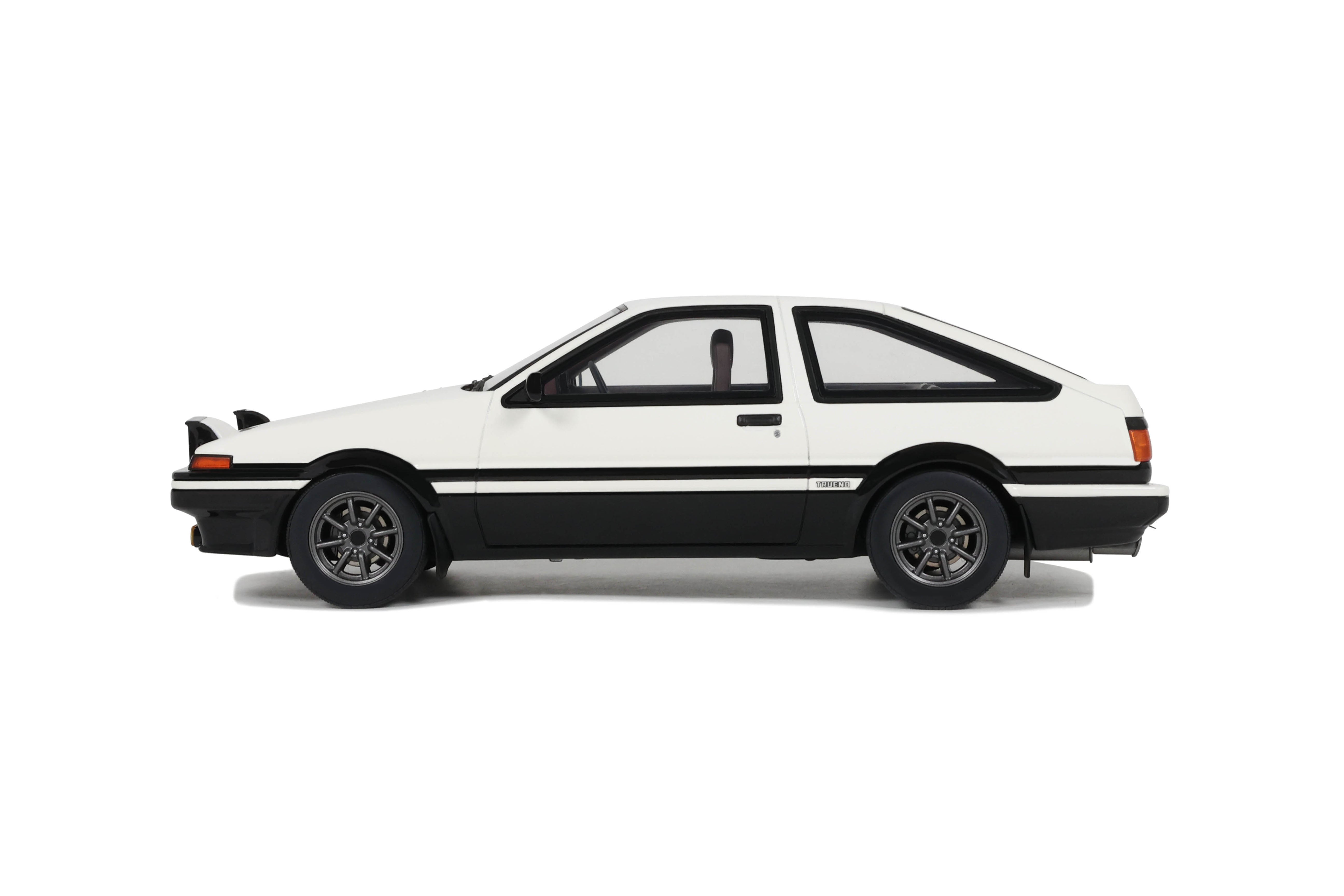 OTTO 1:18 Scale Resin Model Car -1985 Toyota Sprinter Trueno AE86 , White - RESELLER EXCLUSIVE - OT444B