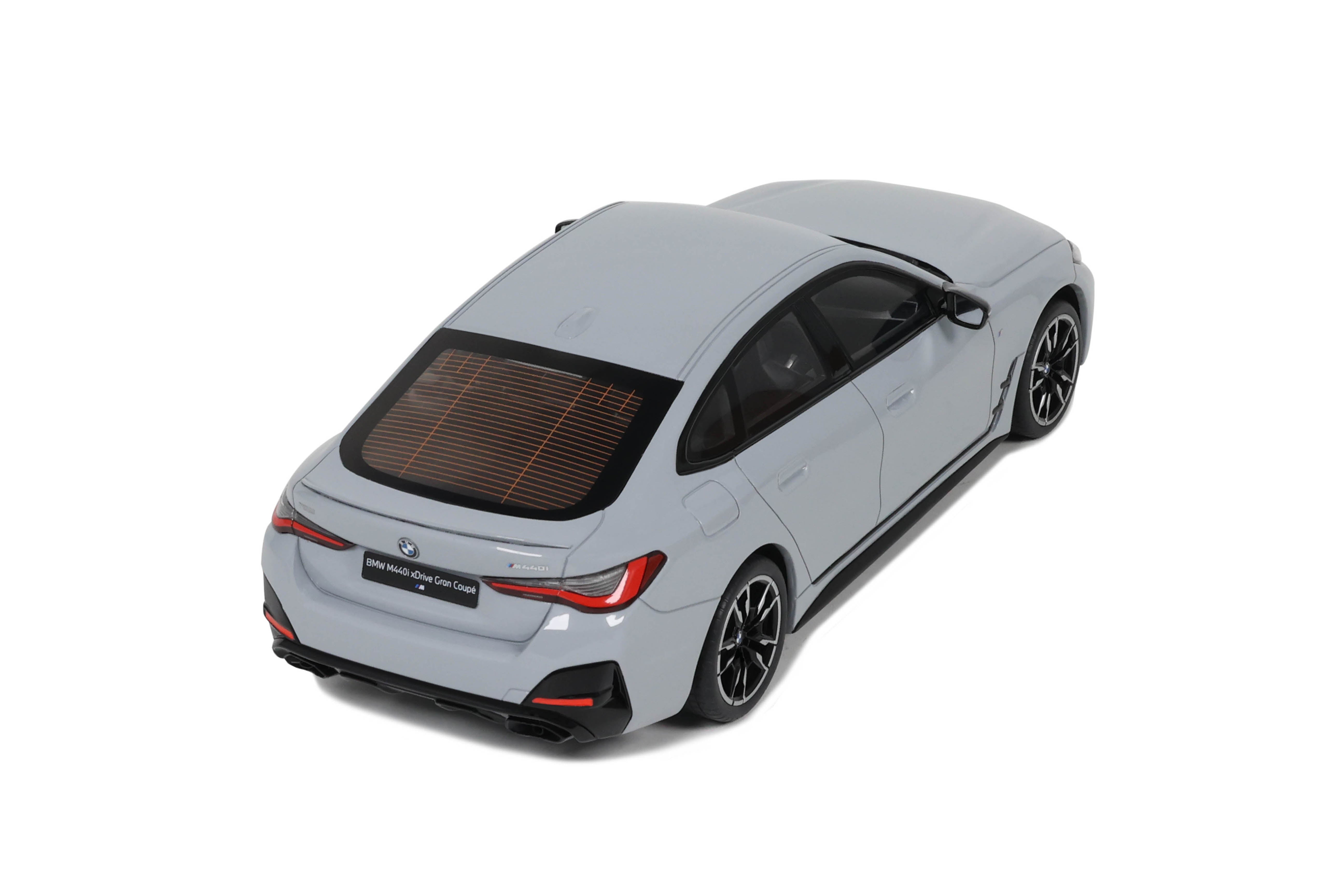 OTTO 1:18 Scale Resin Model Car - 2021 BMW M440i X Drive Gran Coupe, Grey - OT454