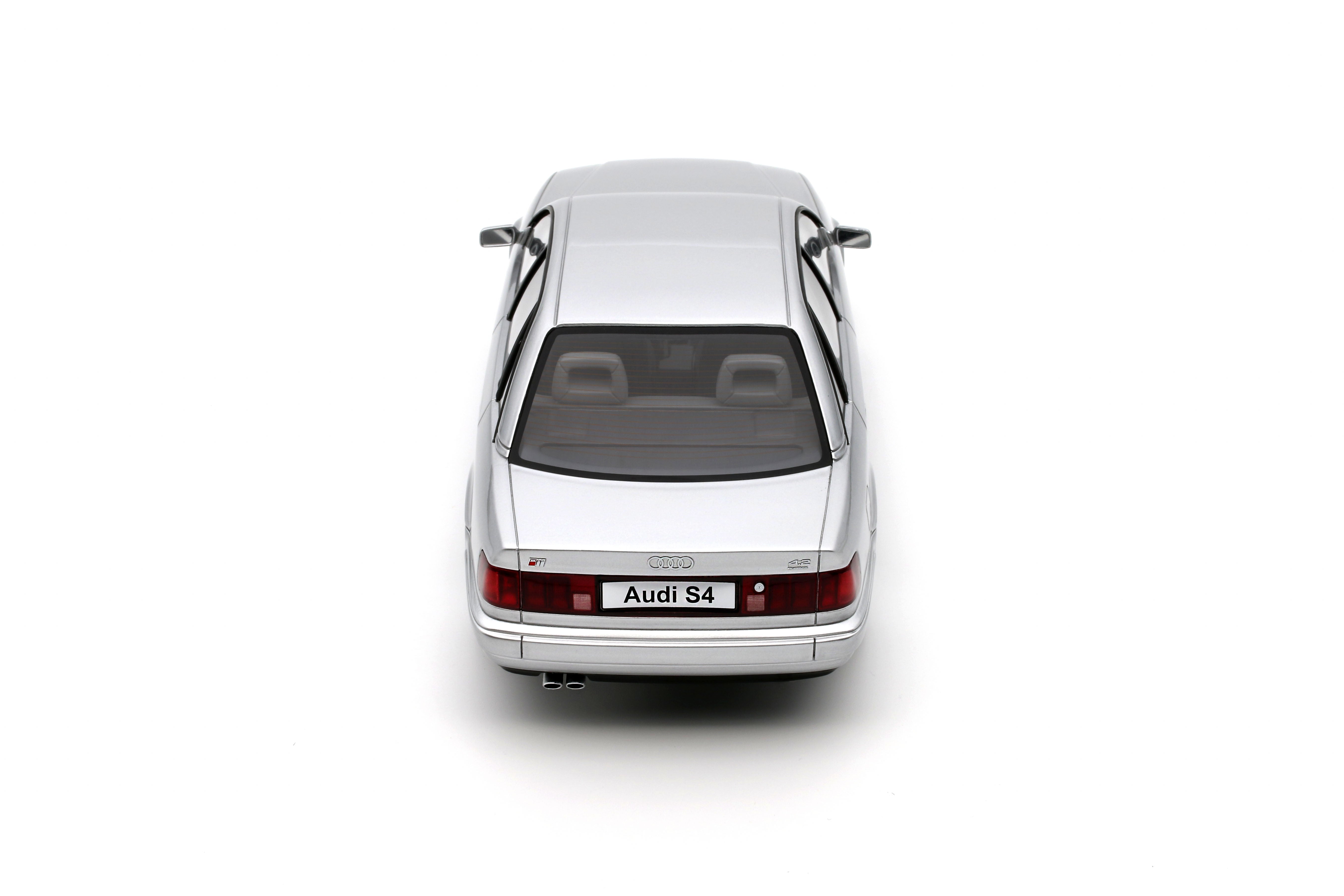 OTTO 1:18 Scale Resin - 1993 Audi S4 (C4) 4.2 V8 - Crystal Silver - OT464