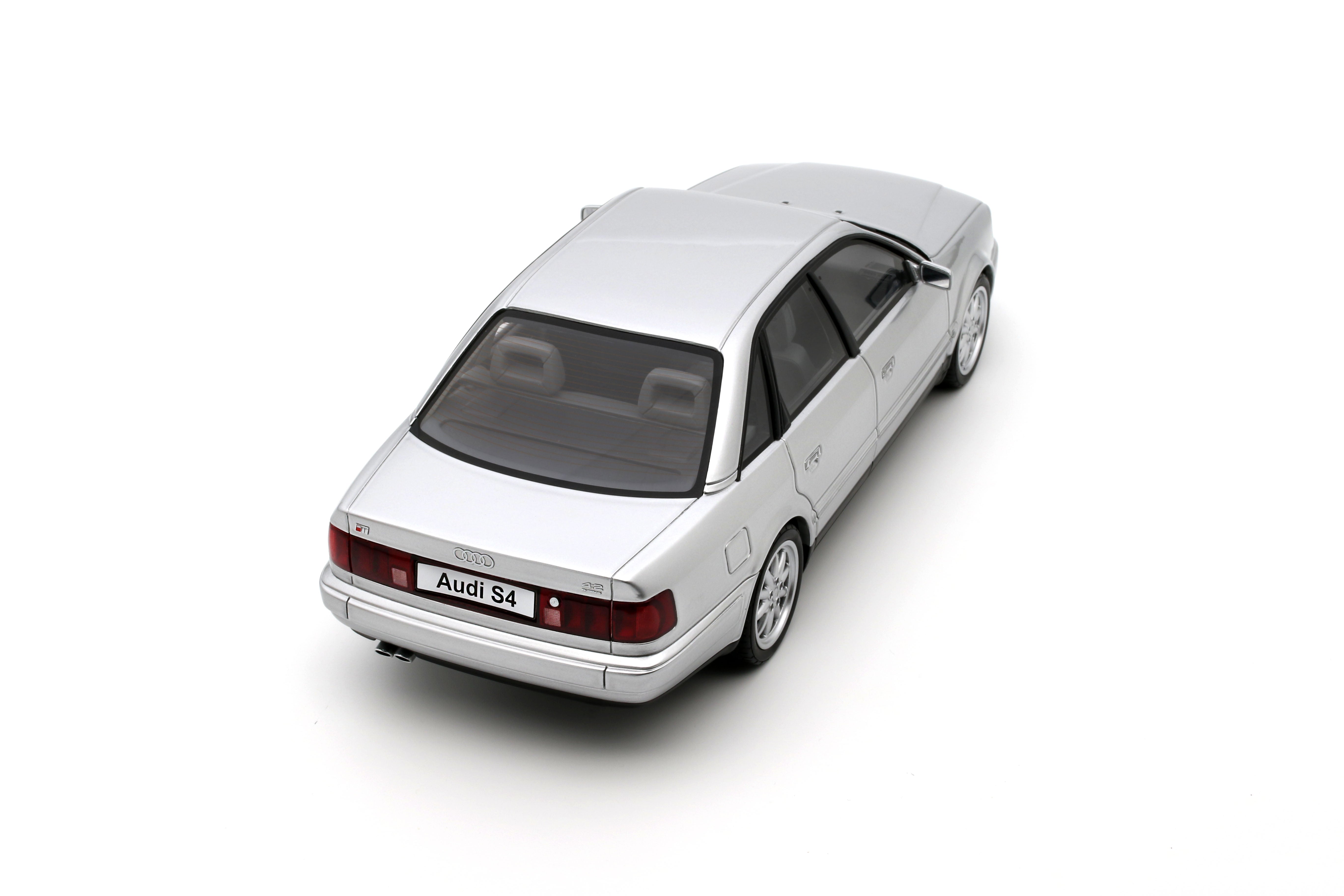 OTTO 1:18 Scale Resin - 1993 Audi S4 (C4) 4.2 V8 - Crystal Silver - OT464