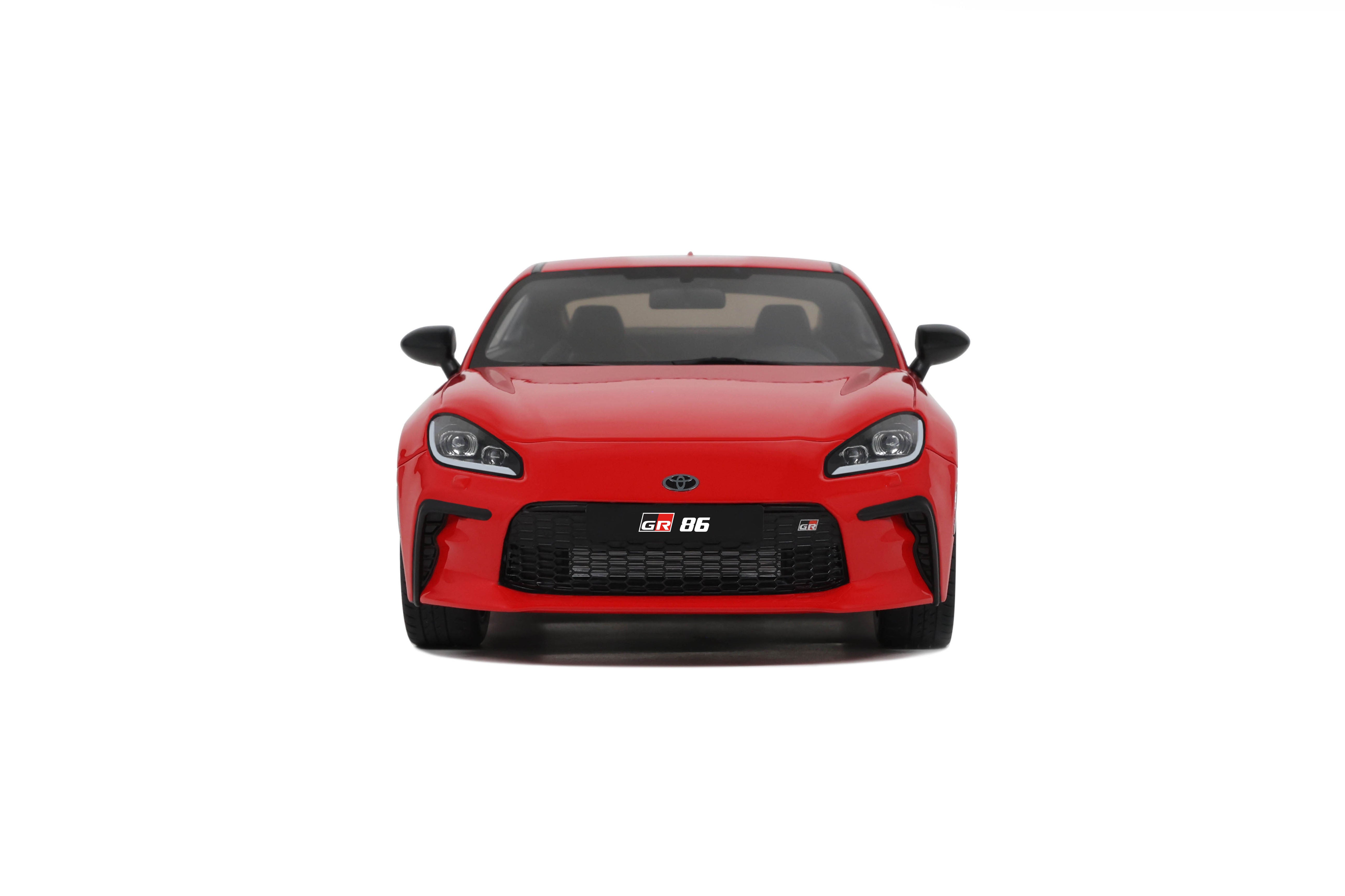 OTTO 1:18 Scale Resin Model Car - 2022 Toyota GR86, Spark Red - OT470