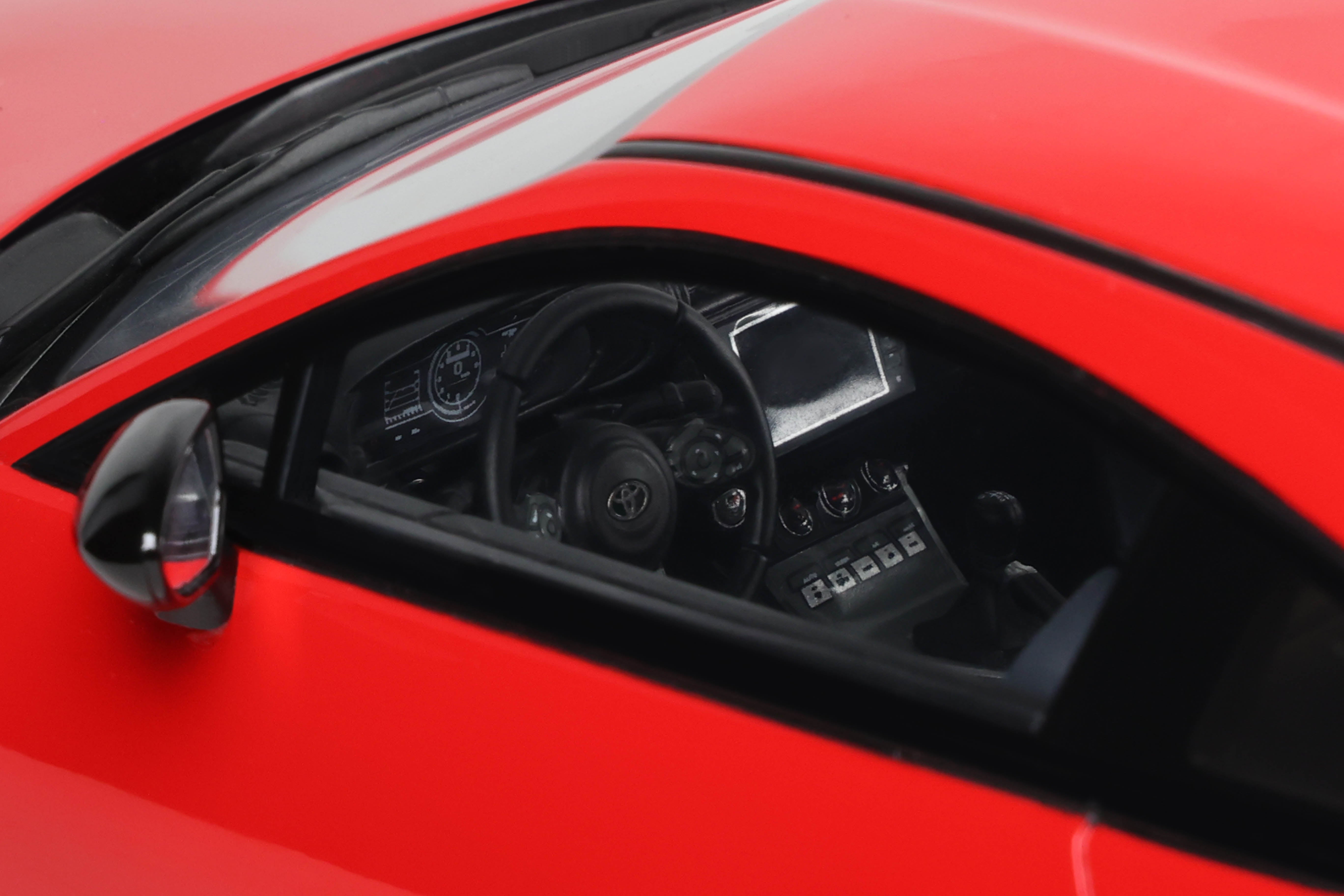OTTO 1:18 Scale Resin Model Car - 2022 Toyota GR86, Spark Red - OT470