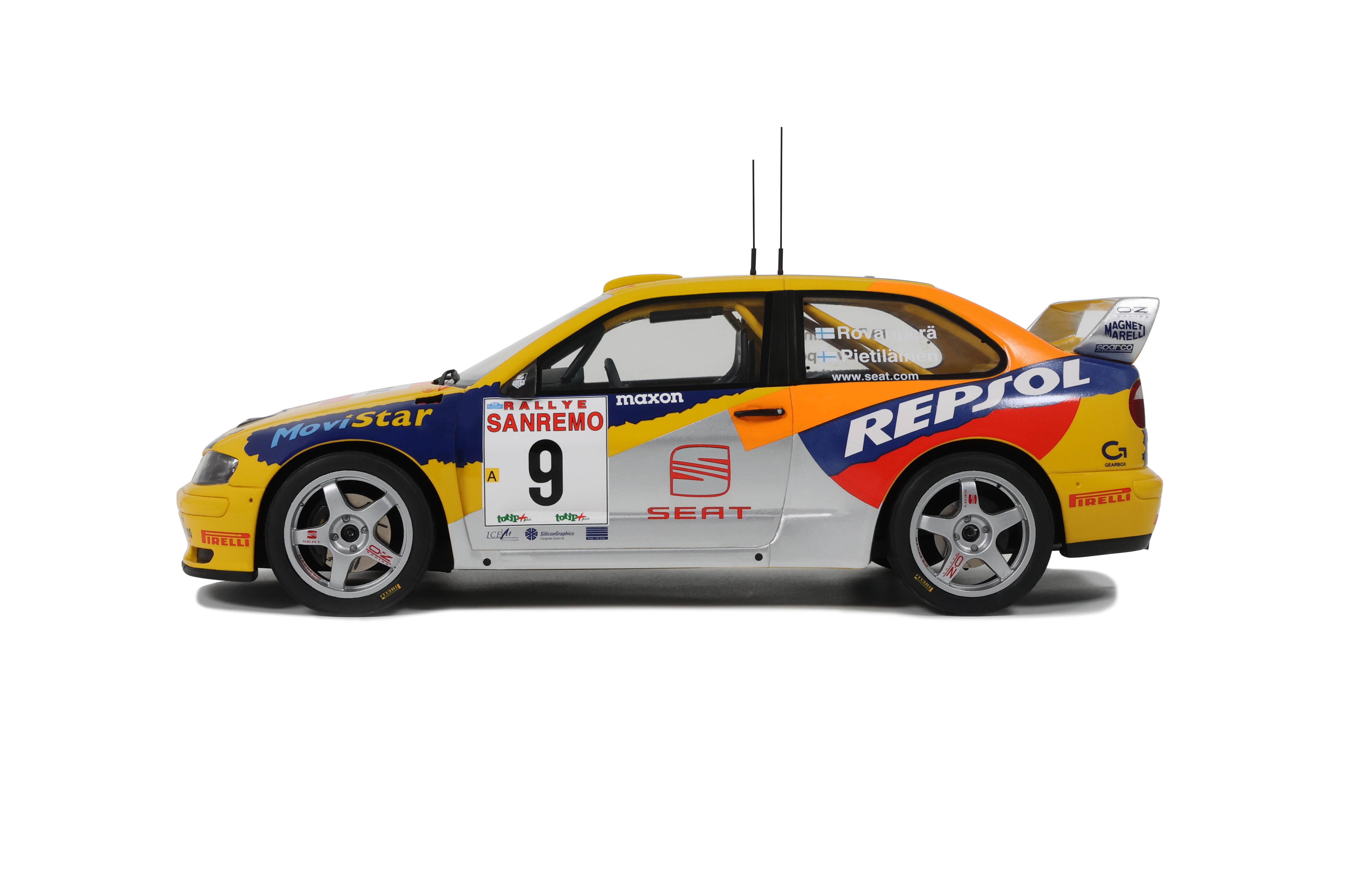 OTTO 1:18 Scale Resin - Seat Cordoba Evo 2 WRC - OT483