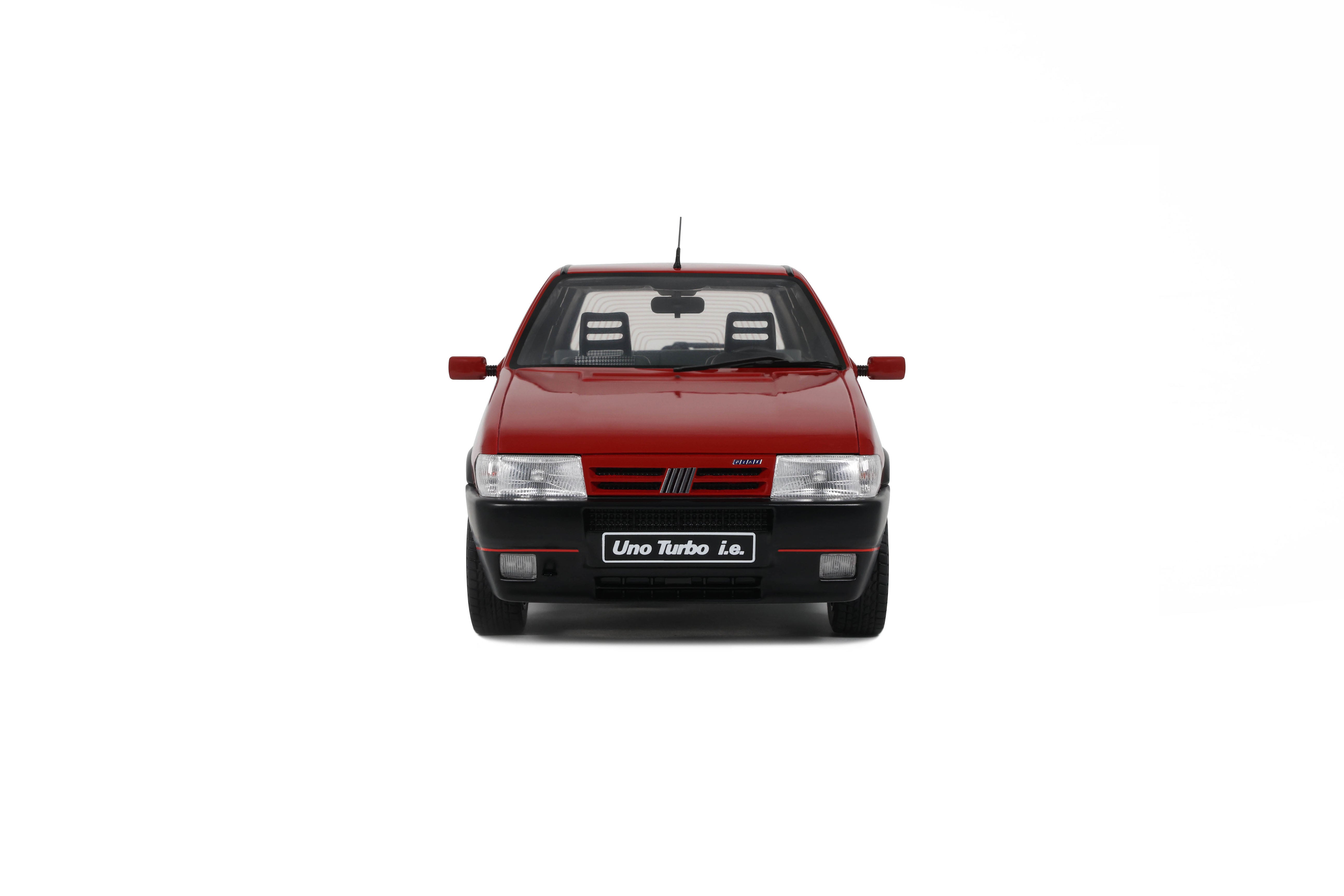 OTTO 1:18 Scale Resin - 1990 Fiat Uno Turbo i.e - Rosso Red - OT487