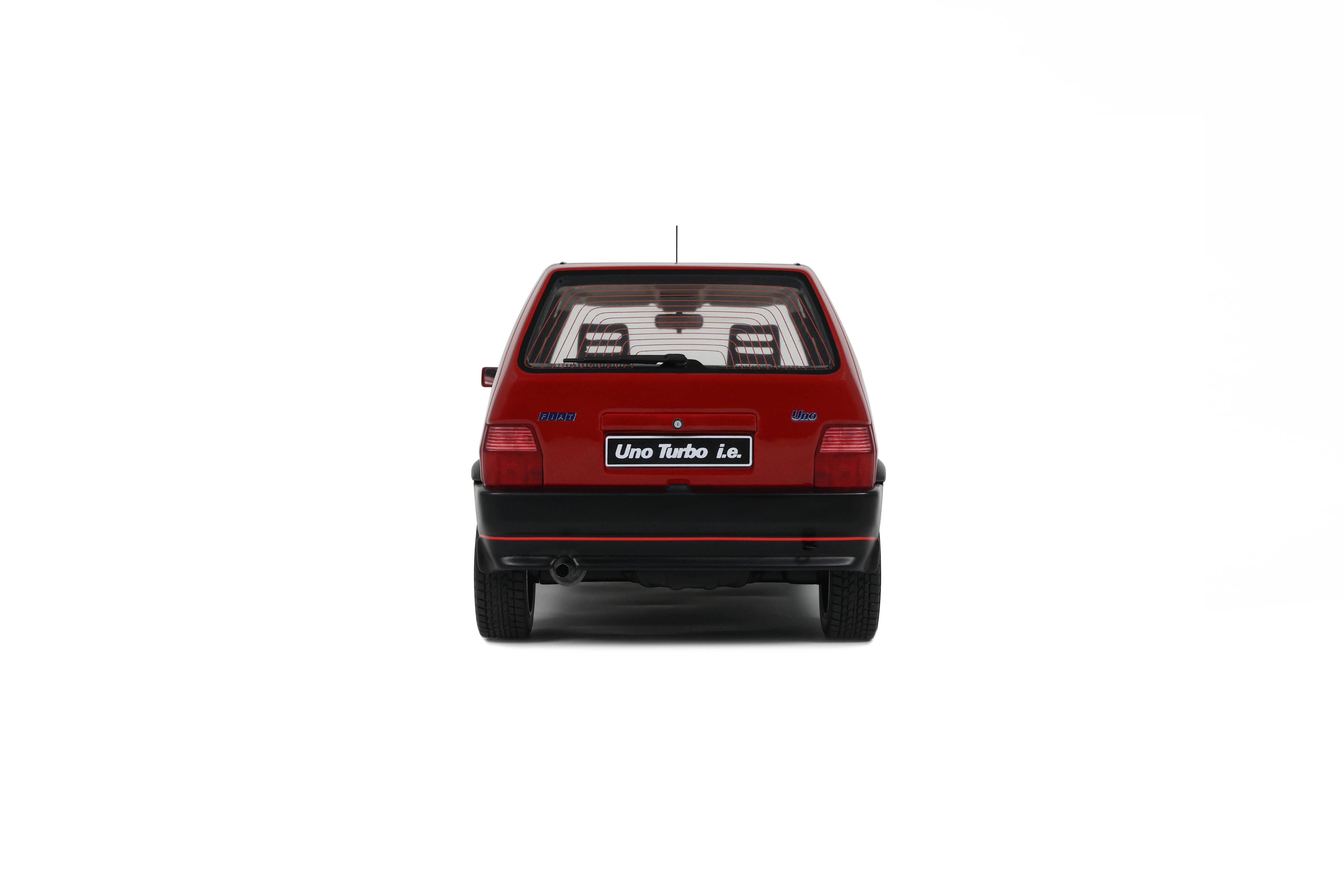 OTTO 1:18 Scale Resin - 1990 Fiat Uno Turbo i.e - Rosso Red - OT487