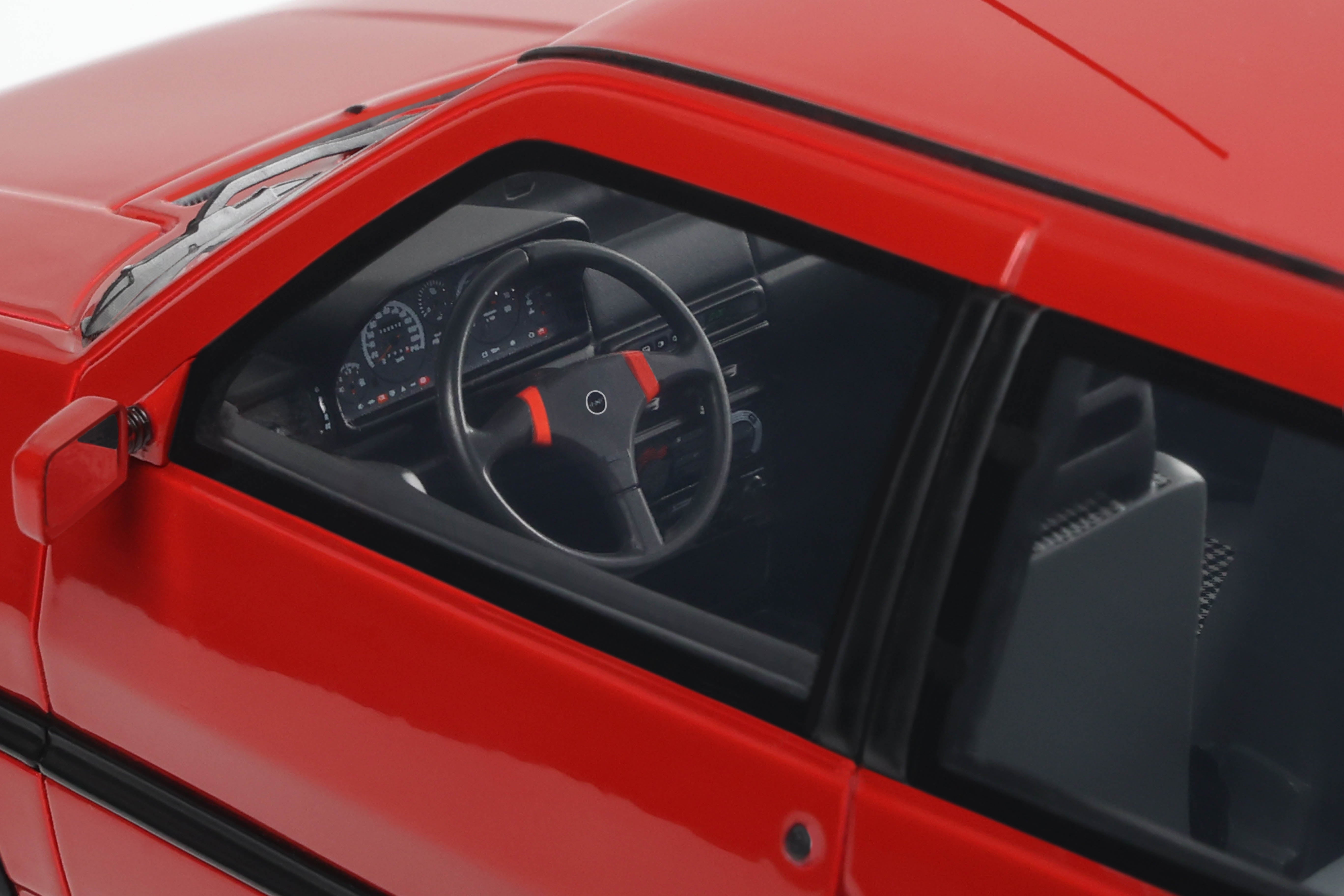 OTTO 1:18 Scale Resin - 1990 Fiat Uno Turbo i.e - Rosso Red - OT487