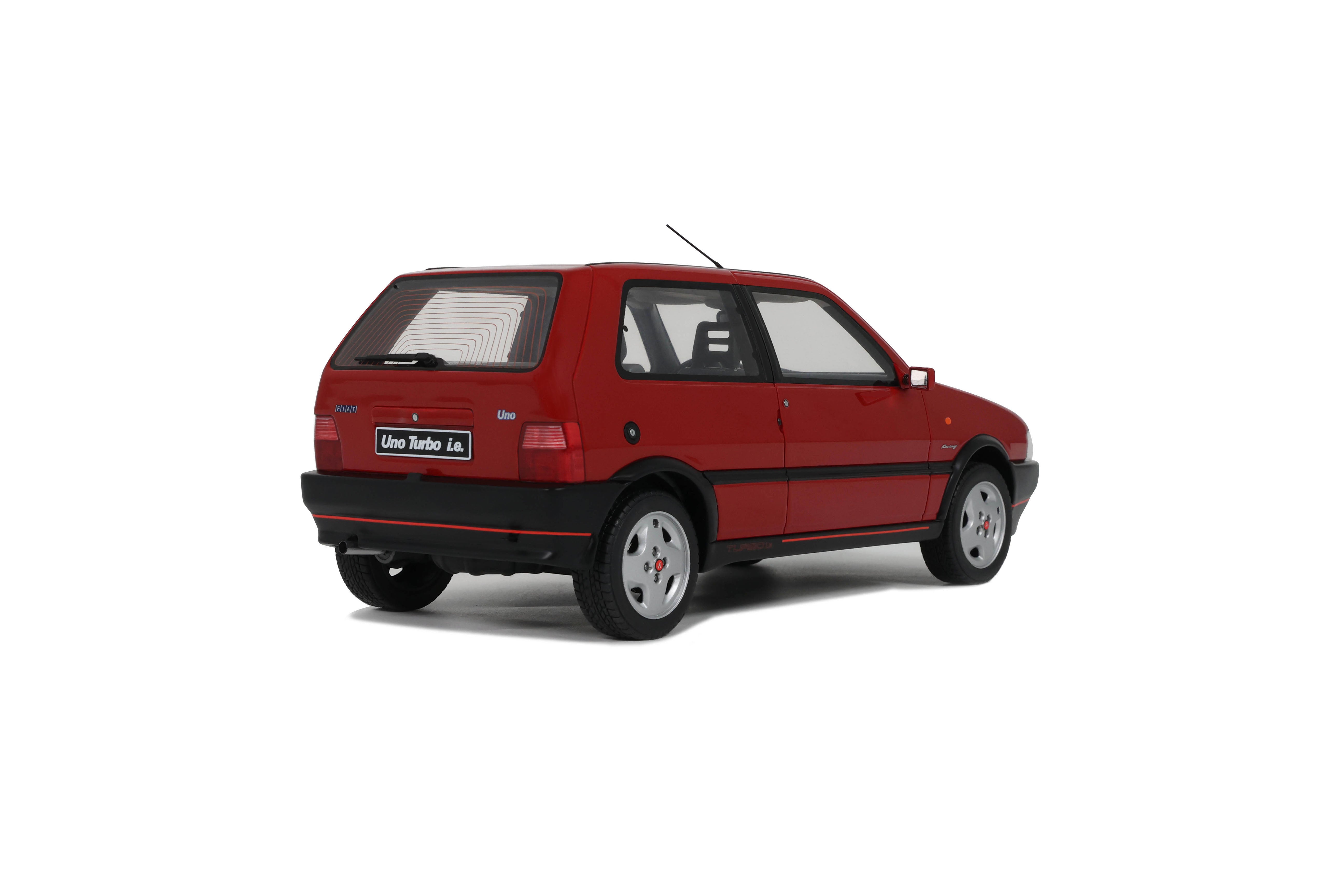 OTTO 1:18 Scale Resin - 1990 Fiat Uno Turbo i.e - Rosso Red - OT487