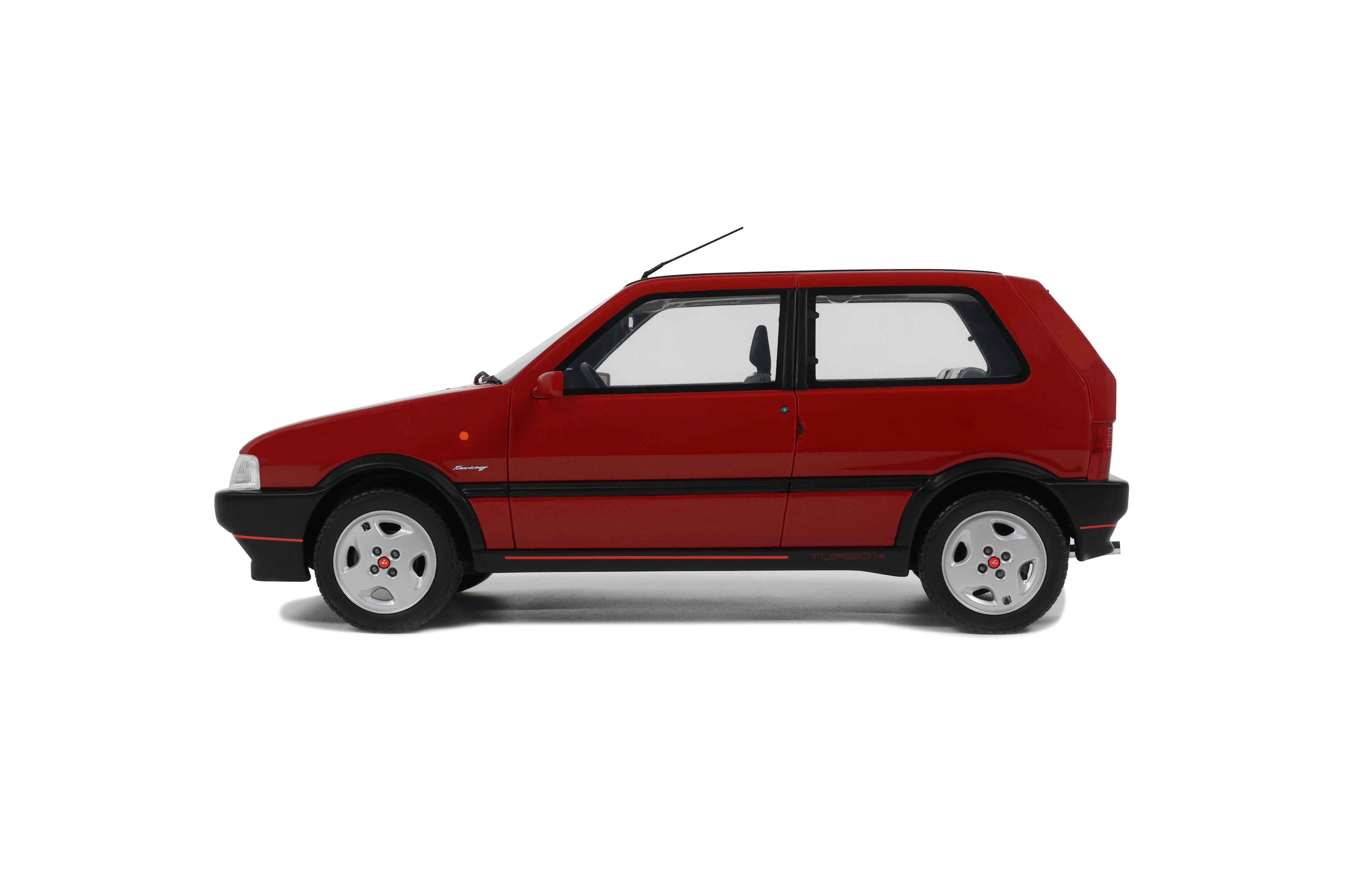 OTTO 1:18 Scale Resin - 1990 Fiat Uno Turbo i.e - Rosso Red - OT487