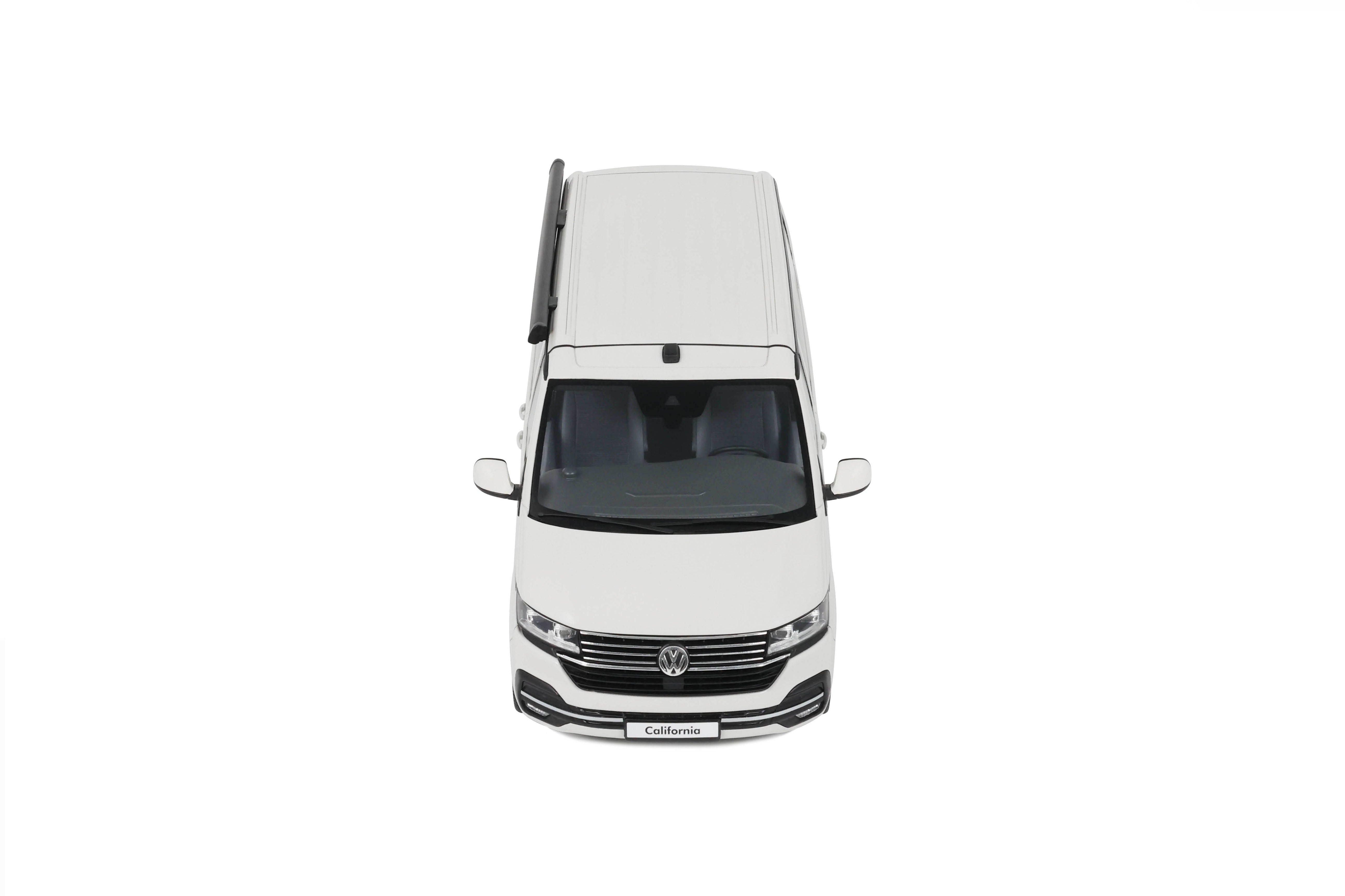 OTTO 1:18 Scale Resin - 2021 VW Volkswagen T6.1 California Ocean - Candy White - OT488