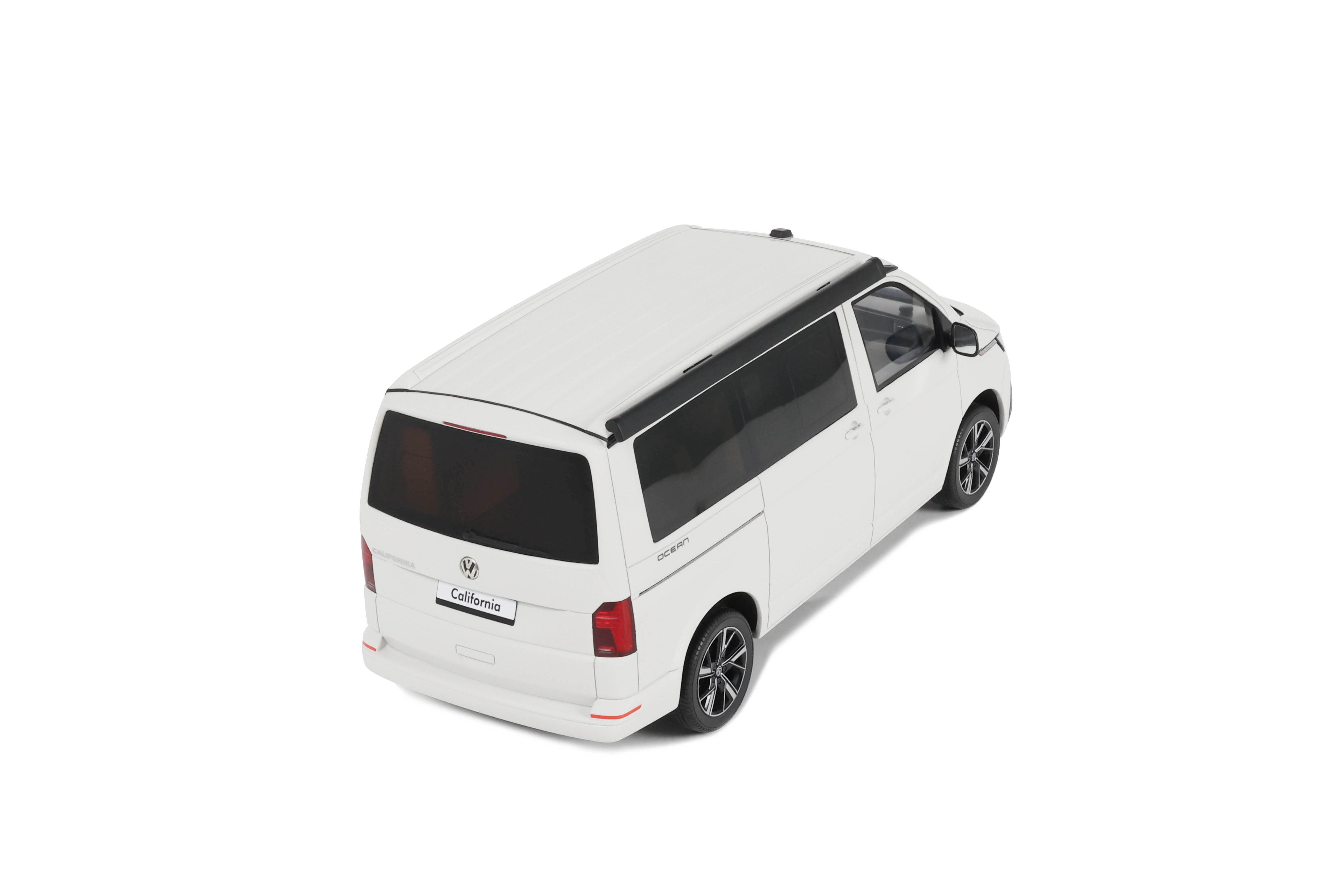 OTTO 1:18 Scale Resin - 2021 VW Volkswagen T6.1 California Ocean - Candy White - OT488
