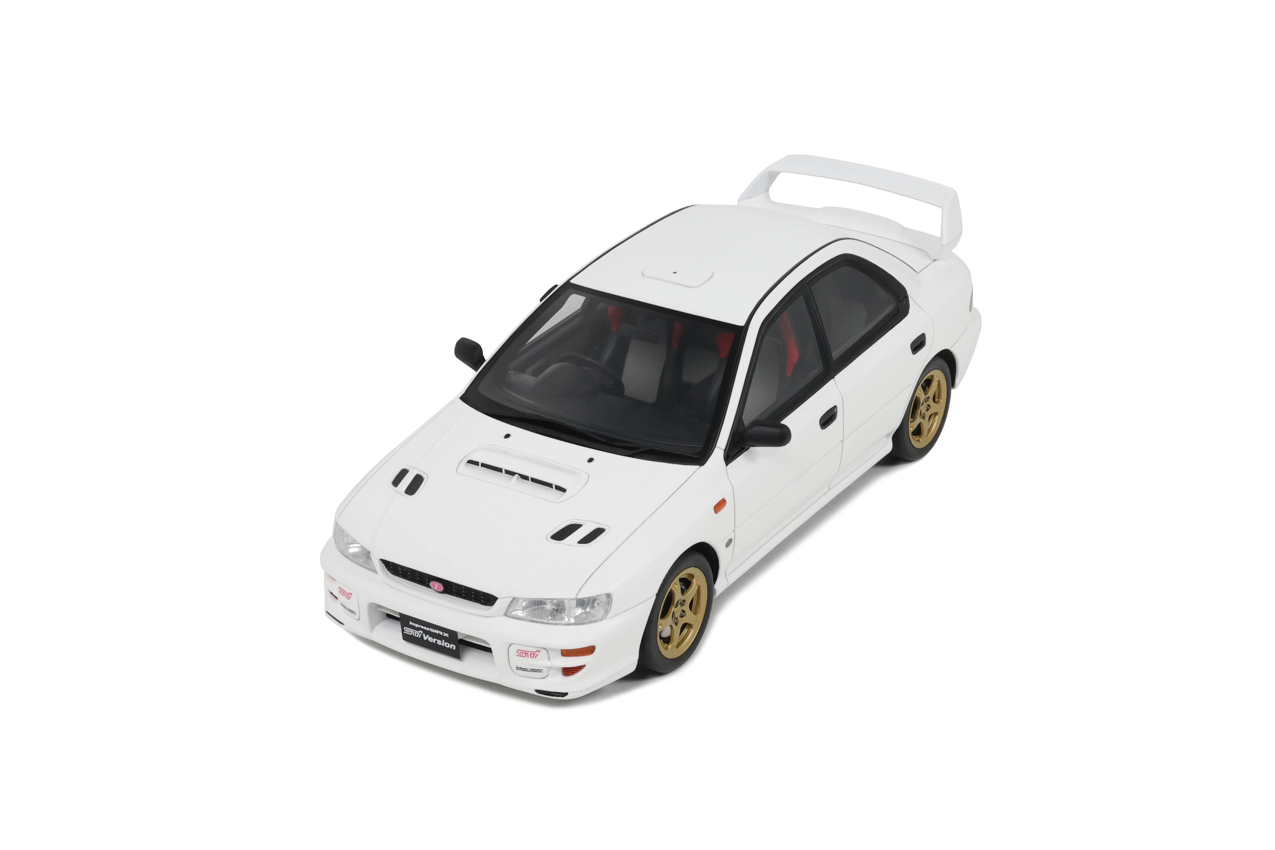 OTTO 1:18 Scale Resin - Subaru Impreza WRX Type RA STi - Pure White - OT490