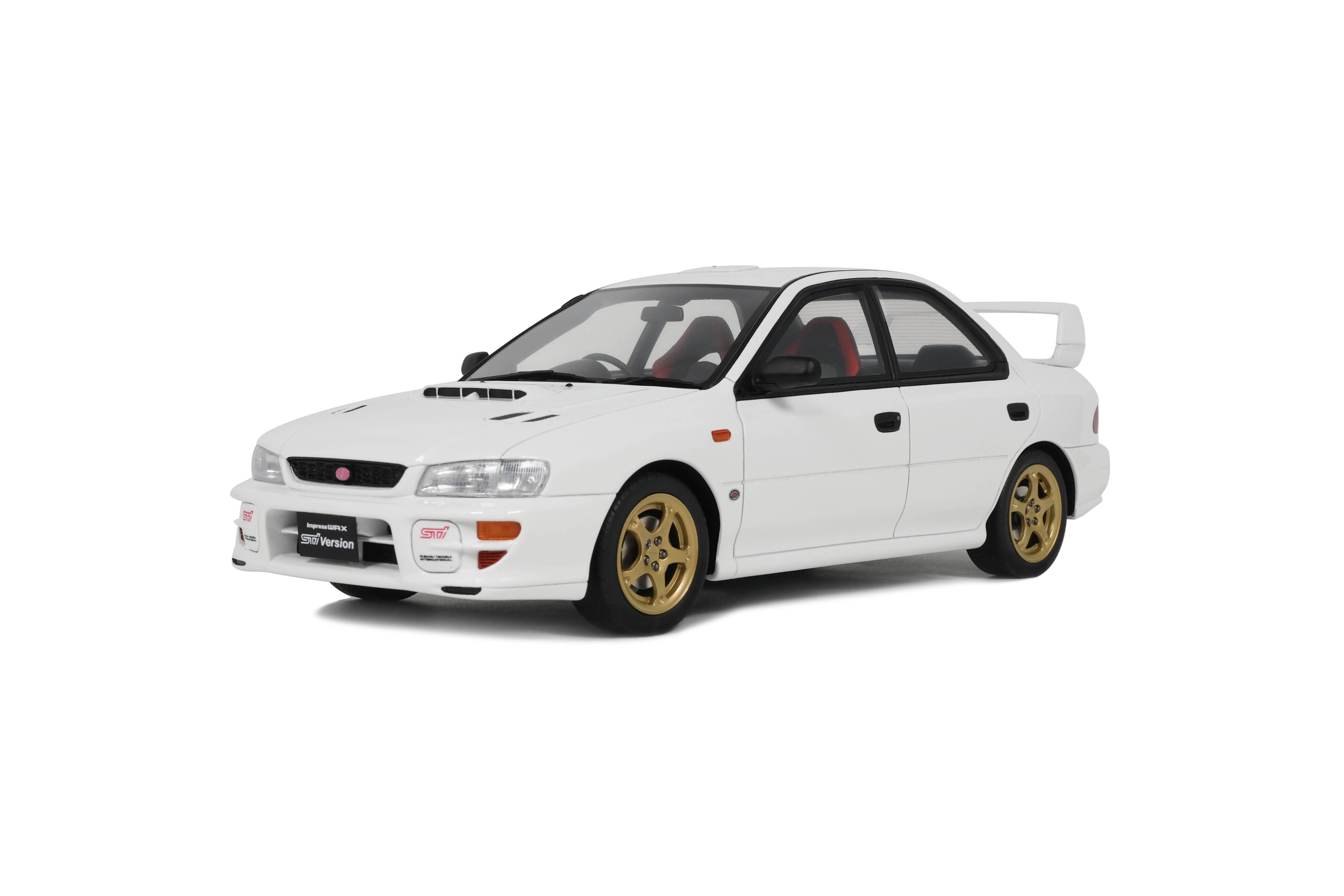 OTTO 1:18 Scale Resin - Subaru Impreza WRX Type RA STi - Pure White - OT490