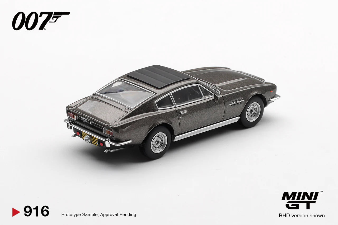 Mini GT 1:64 ASTON MARTIN V8 VANTAGE THE LIVING DAYLIGHTS WEAPONS OFF (RHD) ENGLISH - BLISTER PACKAGING - MGT00916-007E