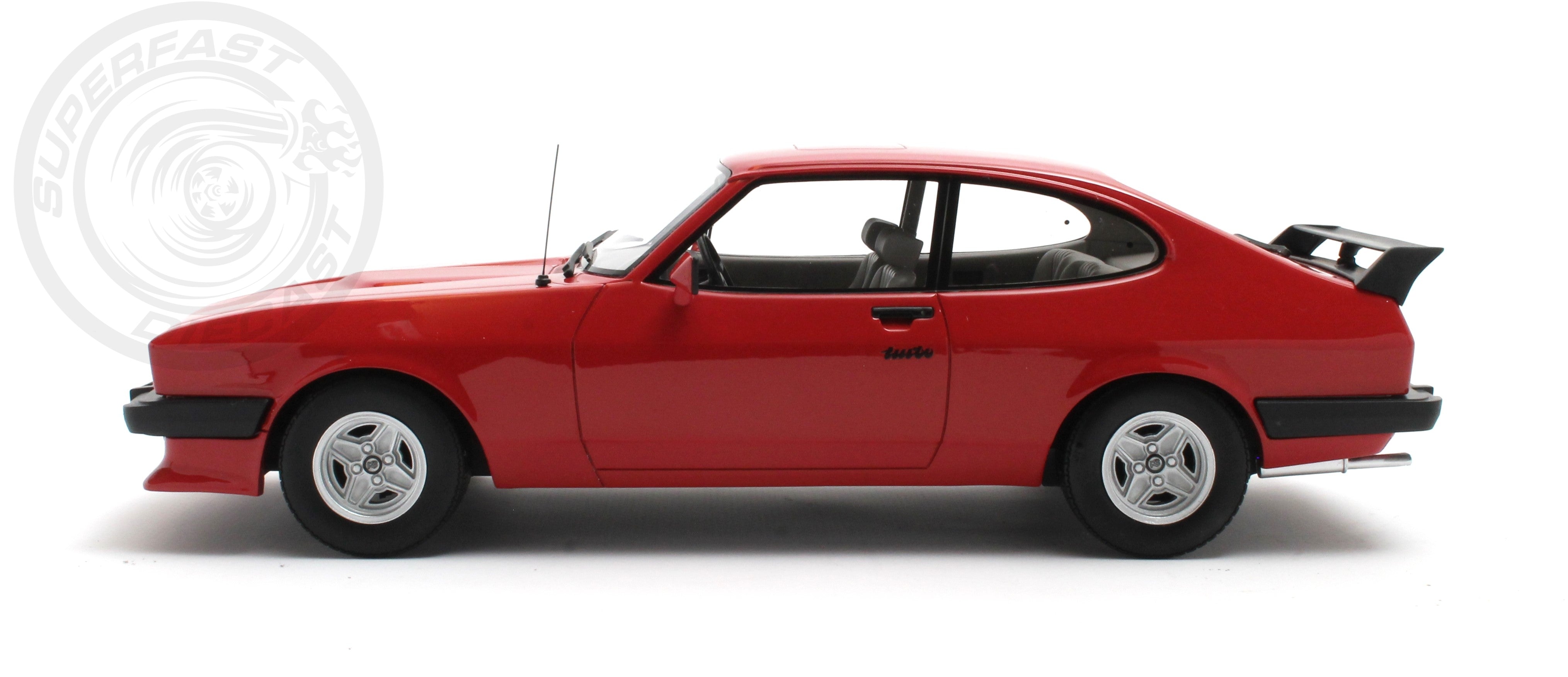 CULT 1:18 Scale Model - 1981 Ford Capri 2.8 Turbo - Red - CML215-2