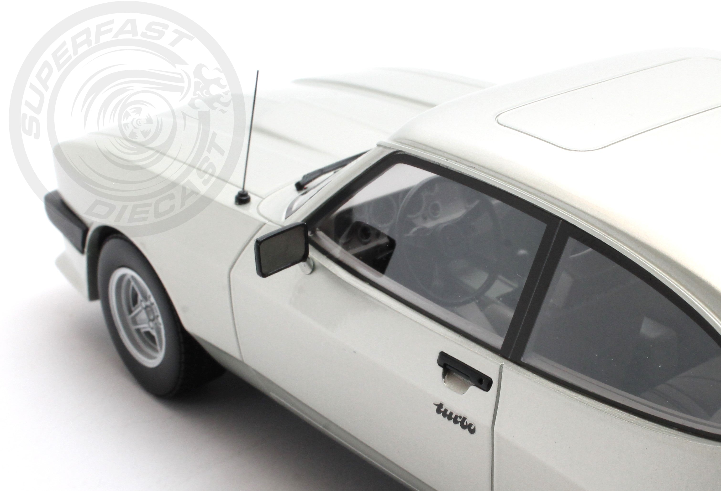 CULT 1:18 Scale Model 1981 Ford Capri 2.8 Turbo - Metallic Silver - CML215-1