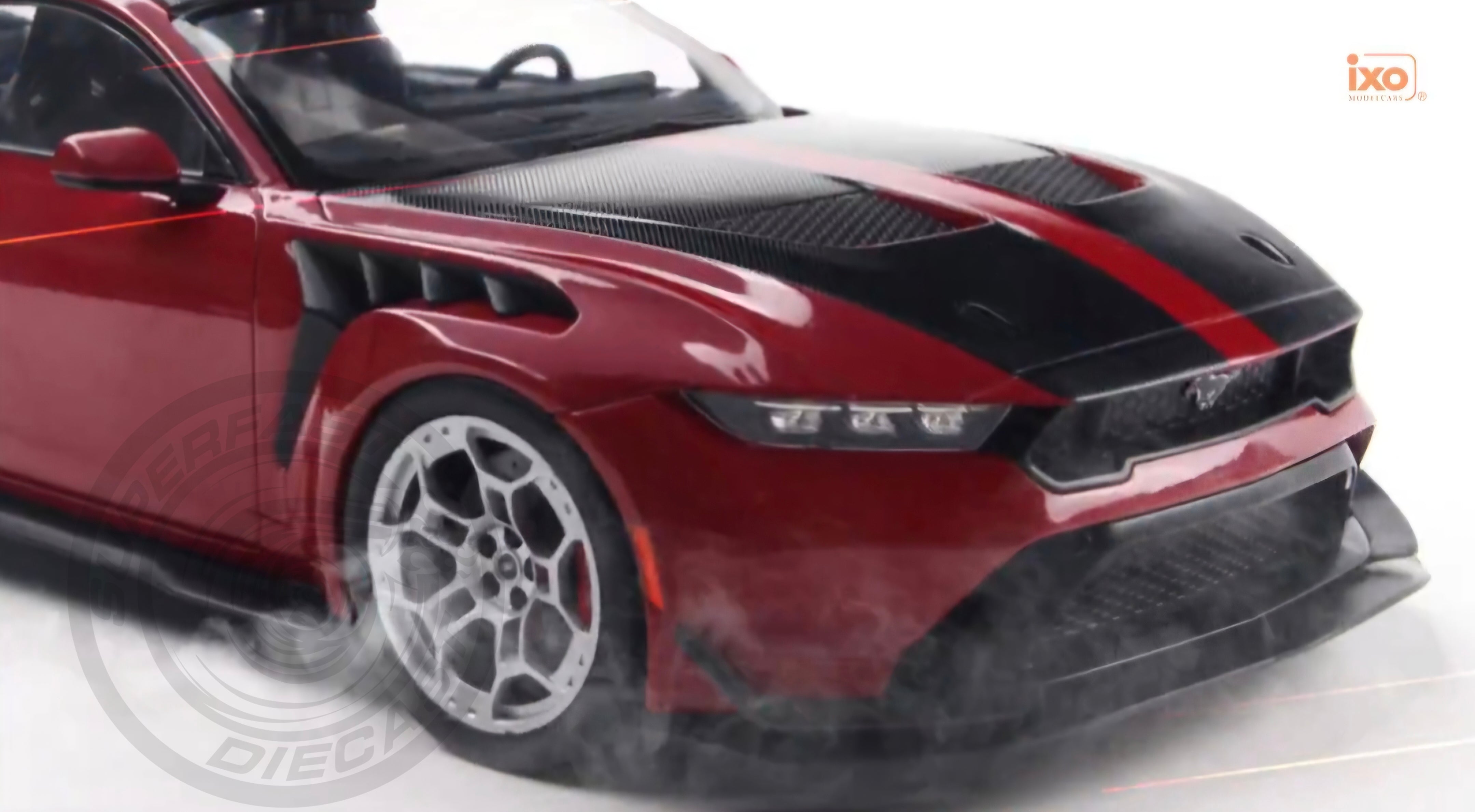 IXO 1:18 Scale - 2025 Ford Mustang GTD, Dark Red
