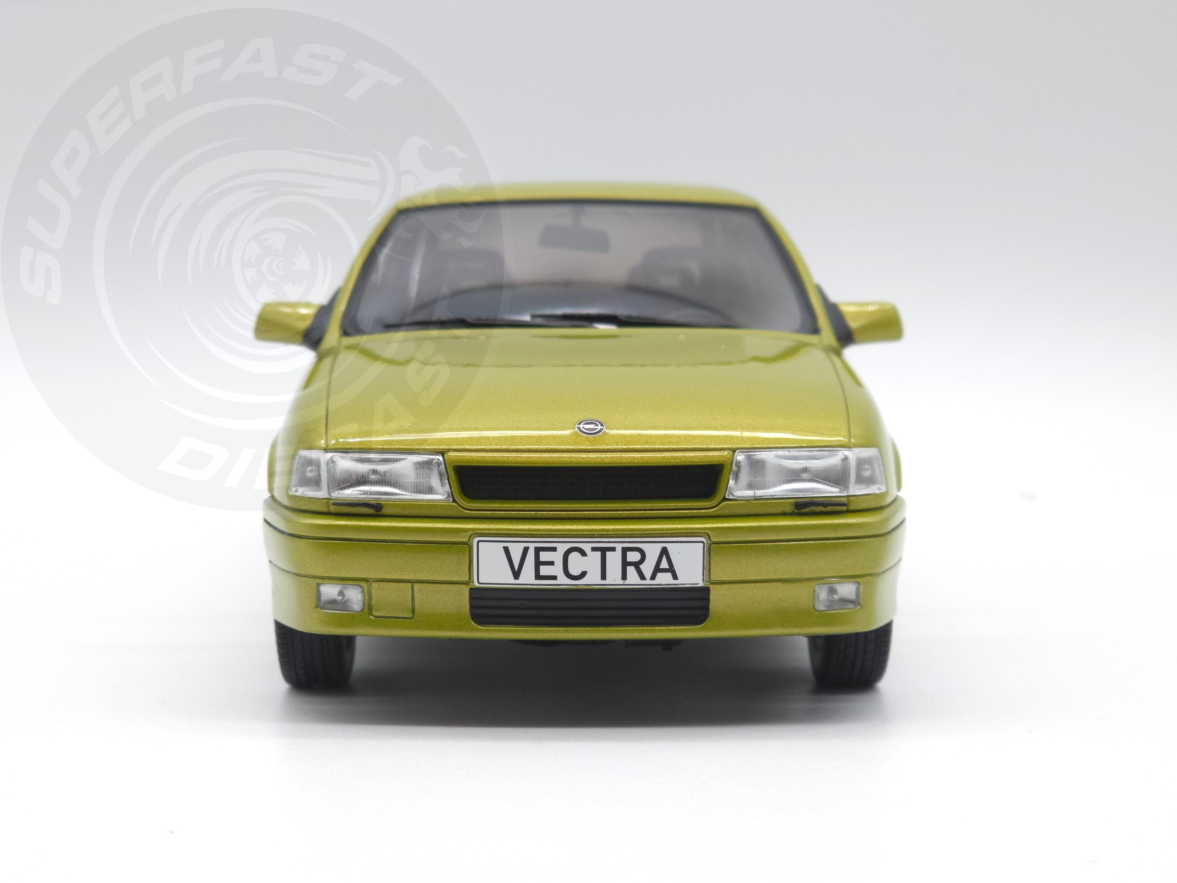 MCG 1:18 Scale Diecast - Opel Vectra A 2000 16v, LHD, Brocade Yellow - MCG18463