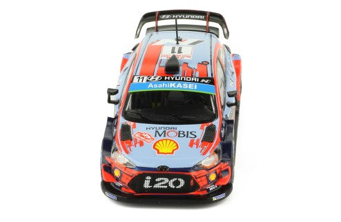 IXO 1:43 Scale Diecast Model Car - Hyundai i20 No.11 WRC T. NEUVILLE-N.GILSOUL 1ER RALLYE MONTE-CARLO 2019