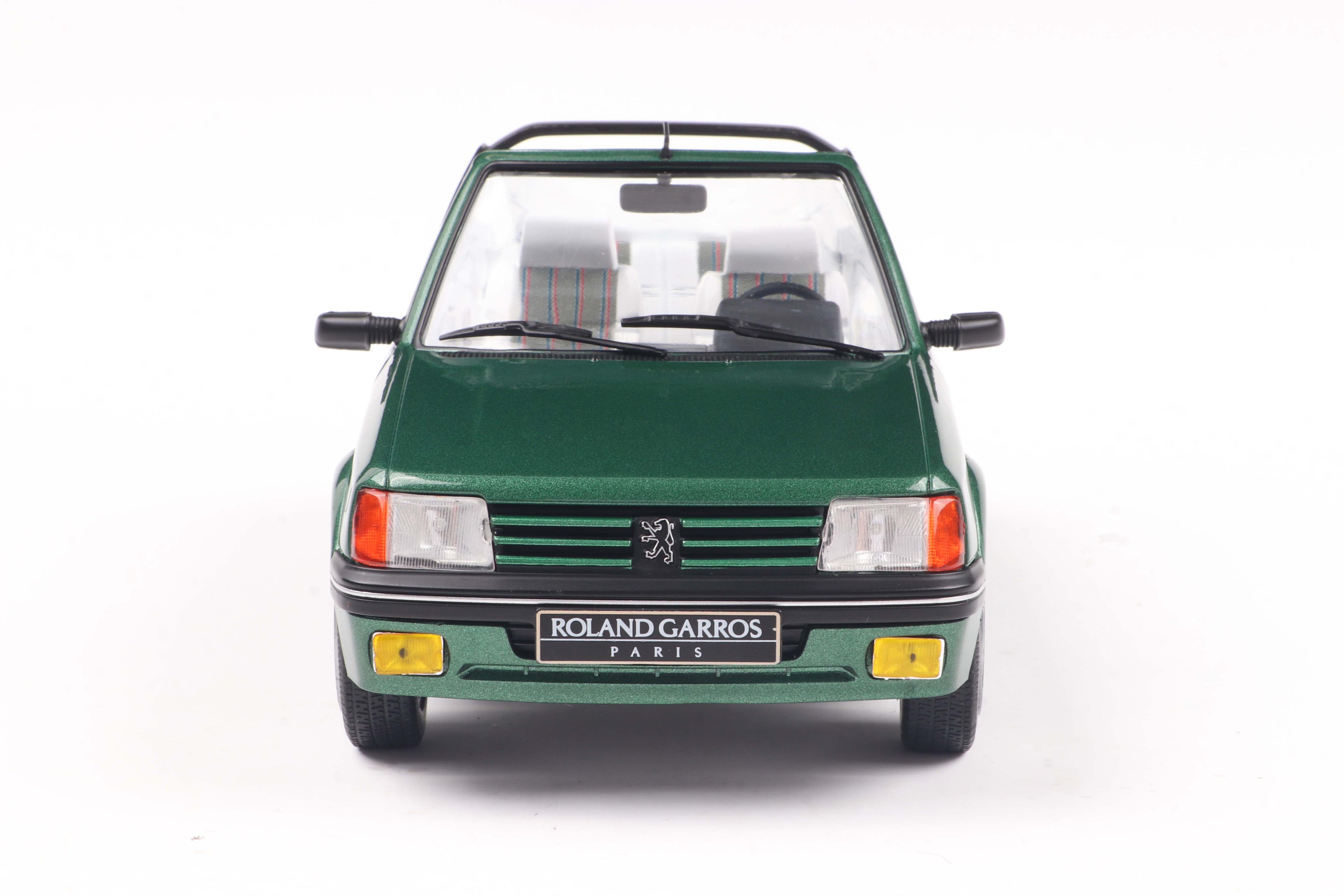 Solido 1:18 Diecast - 1986 Peugeot 205 CTi (Mk1) GTi 1.6 Cabriolet, Blue Green Metallic - S1806204