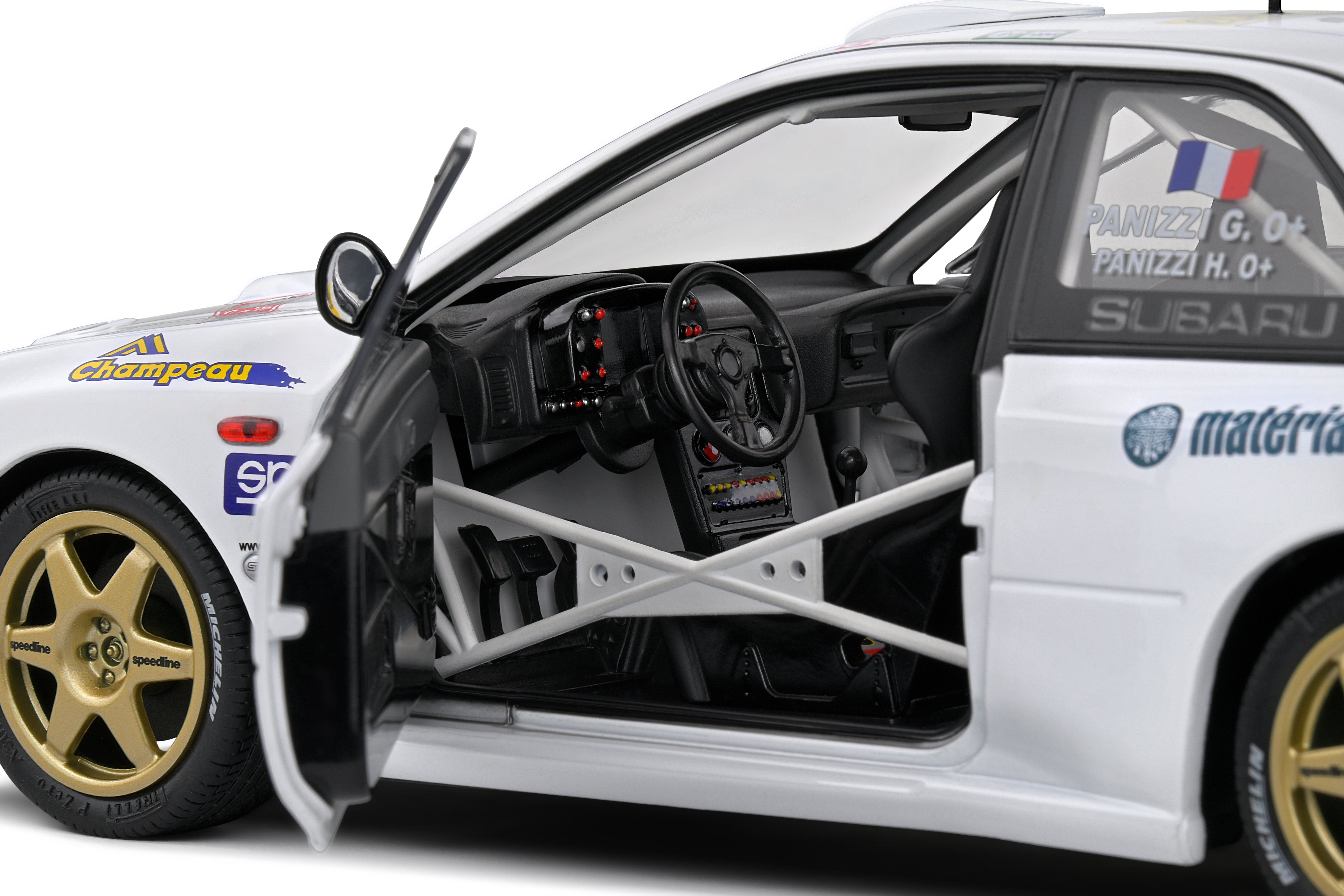 Solido 1:18 Diecast - Subaru Impreza S5 WRC99 22B RALLYE MONTE CARLO 1999 N.17 PANIZZI/PANIZZI