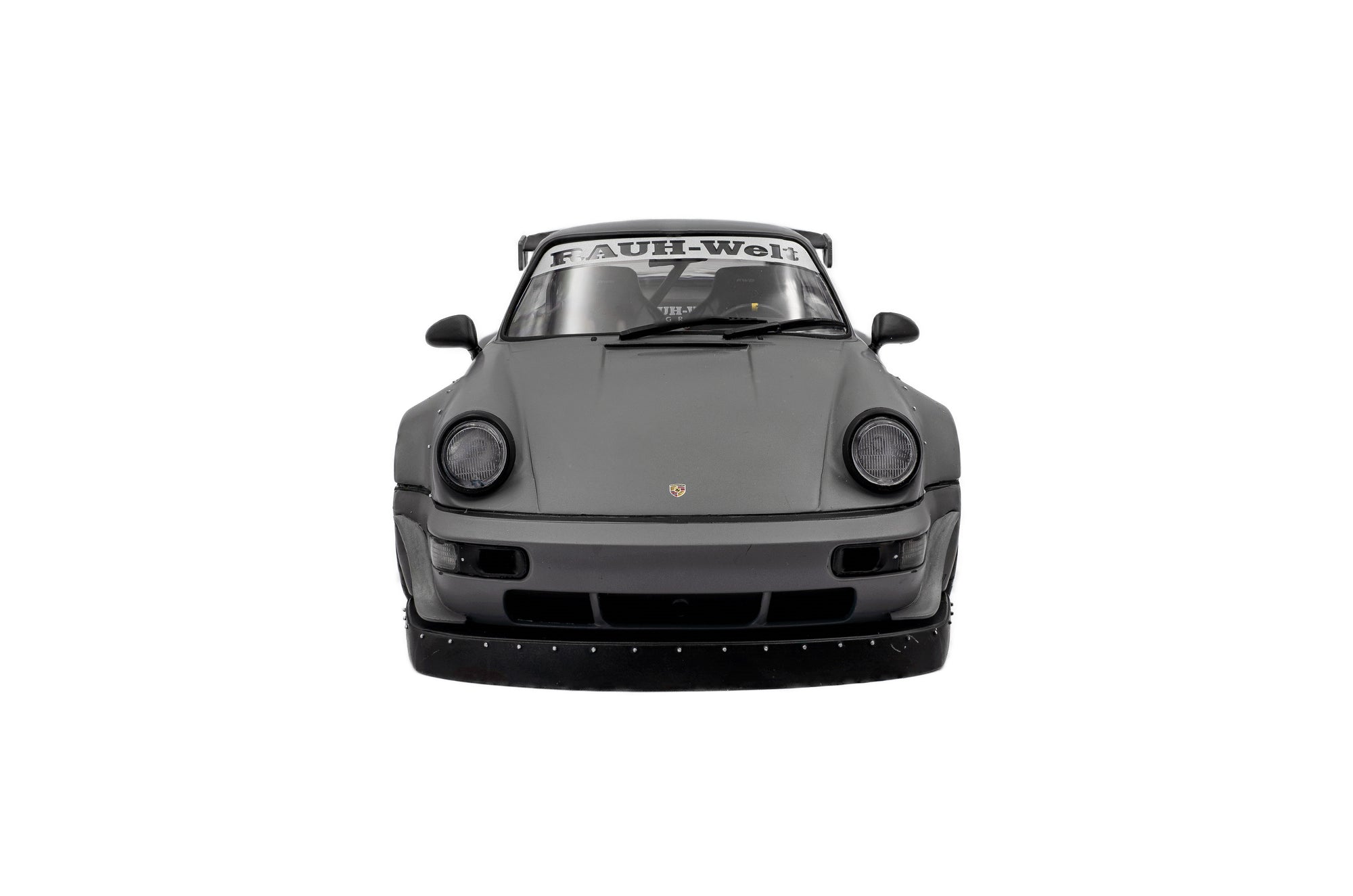 Solido 1:18 Diecast - 2024 Porsche 911 (964) RWB Body Kit with Nakai Figure, Nardo Grey - S1807517