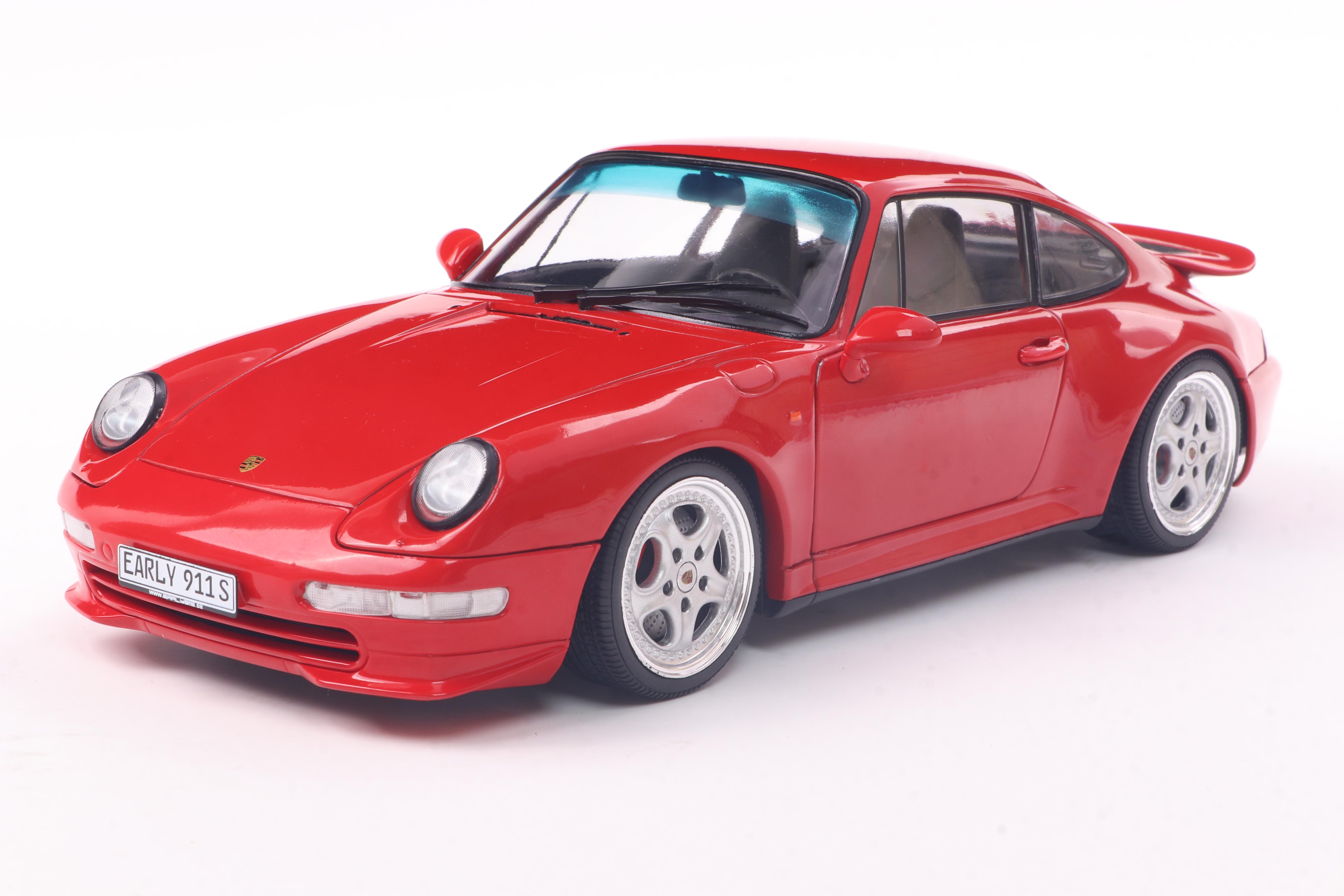 Solido 1:18 Diecast - 1997 Porsche 911 (933) Carrera RS Coupe - Red - S1810104