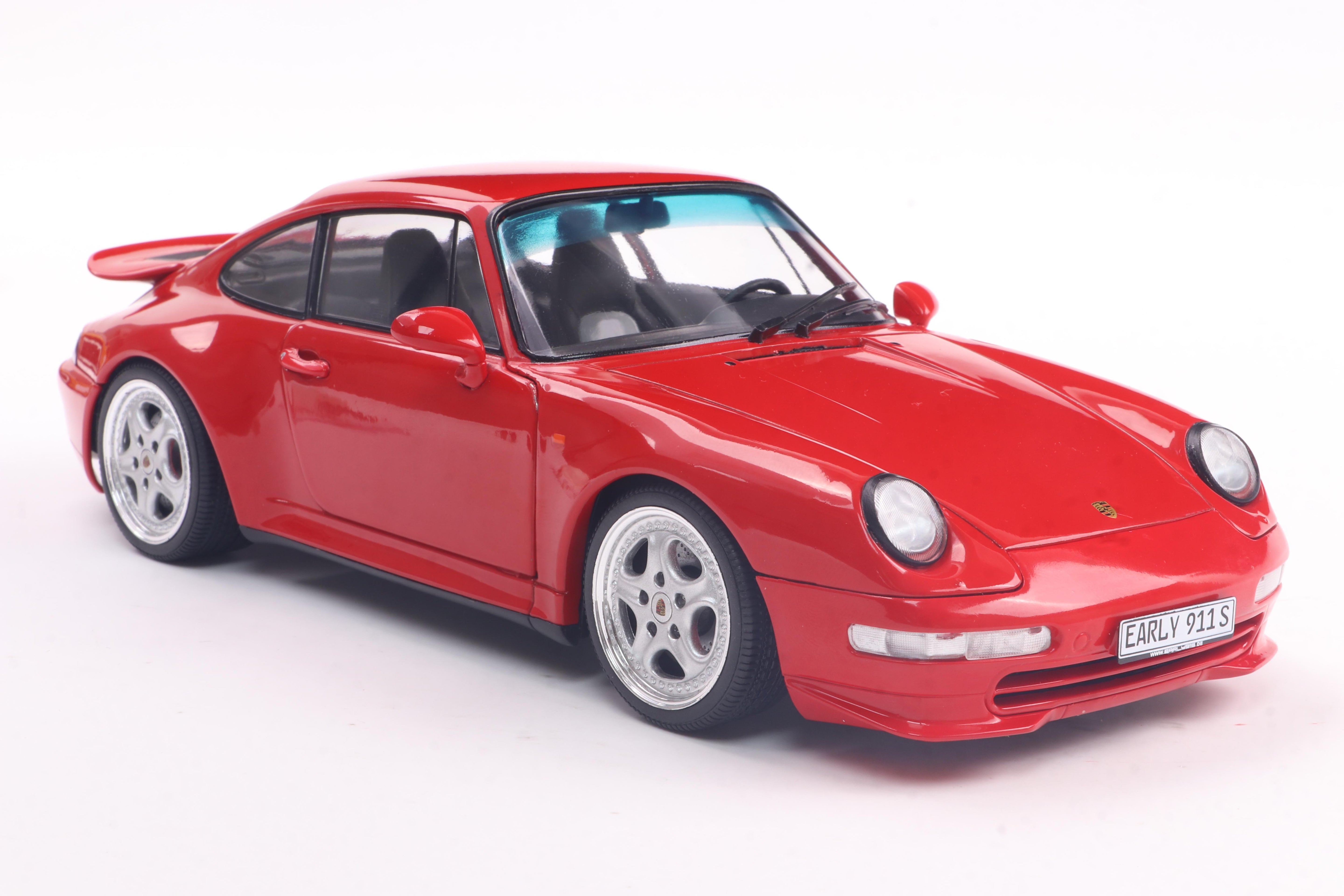 Solido 1:18 Diecast - 1997 Porsche 911 (933) Carrera RS Coupe - Red - S1810104