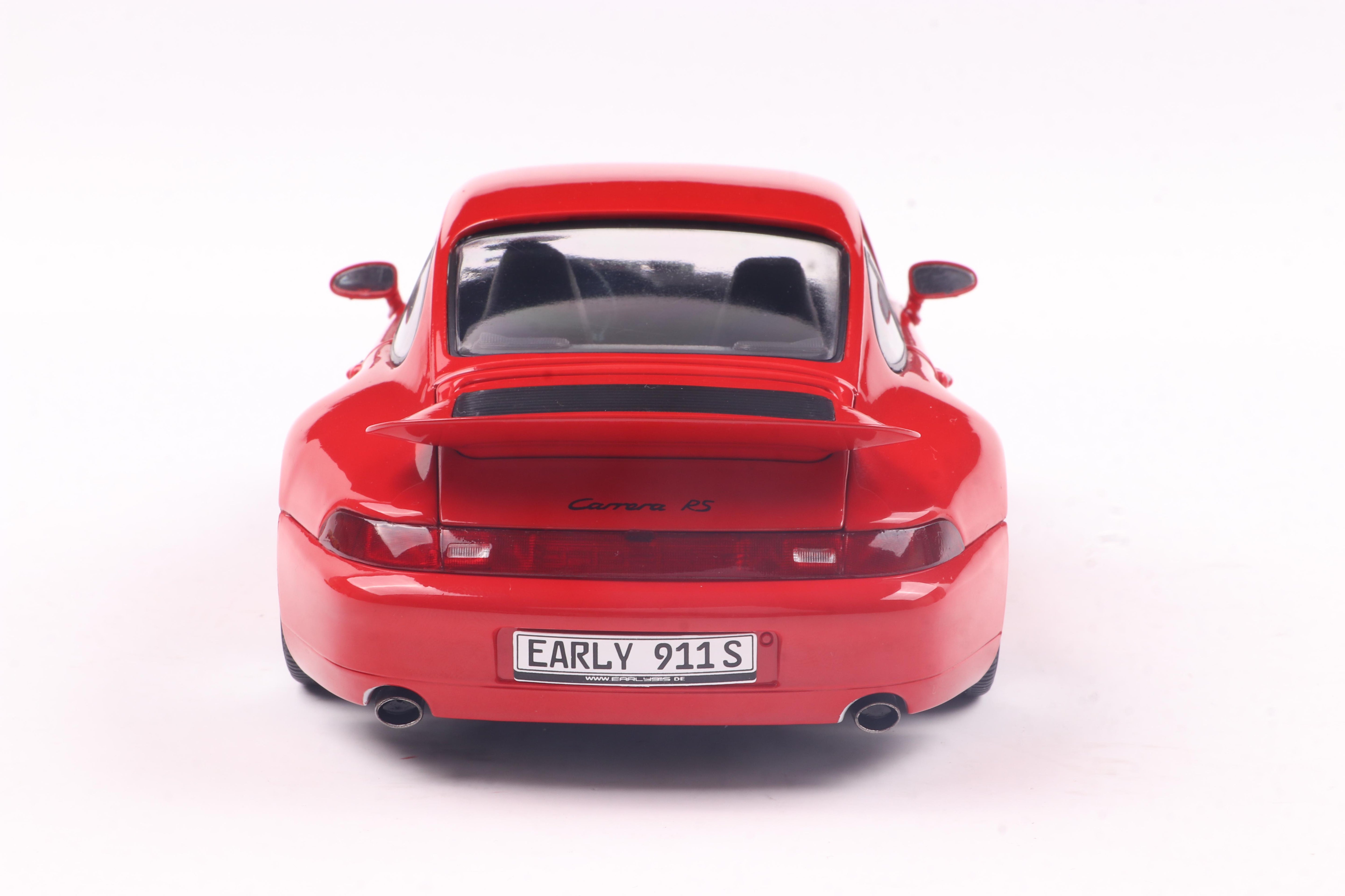 Solido 1:18 Diecast - 1997 Porsche 911 (933) Carrera RS Coupe - Red - S1810104