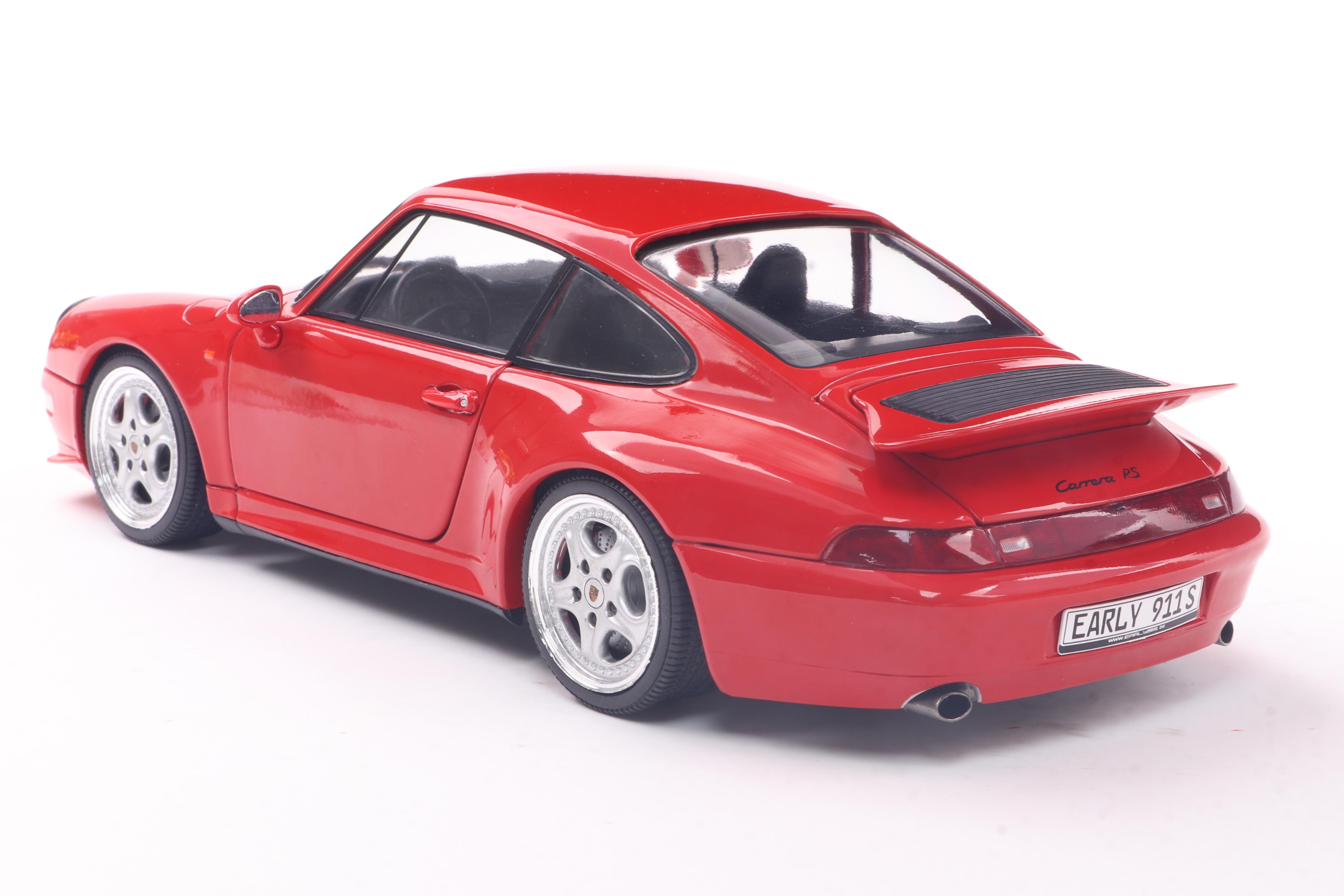 Solido 1:18 Diecast - 1997 Porsche 911 (933) Carrera RS Coupe - Red - S1810104
