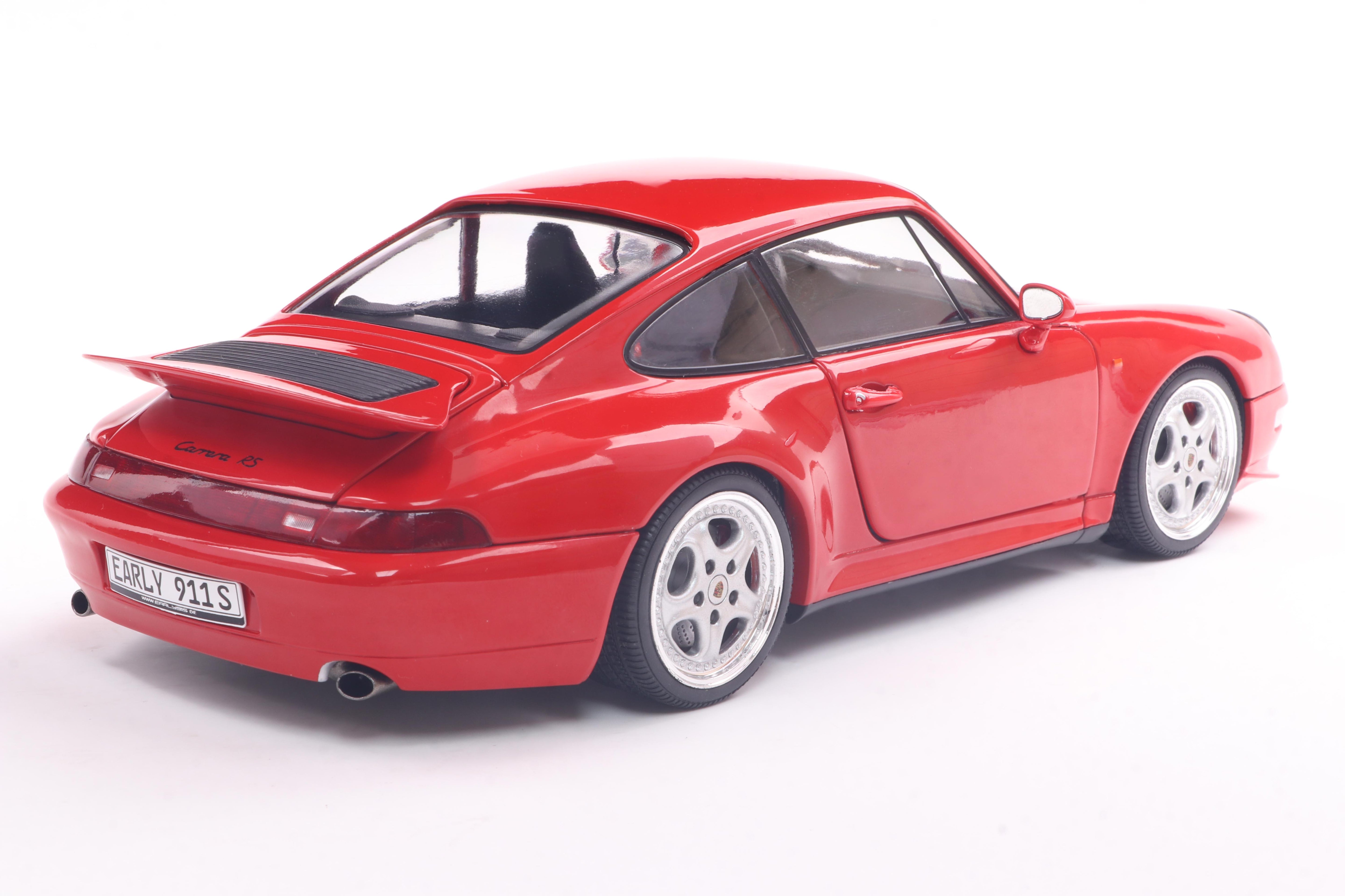 Solido 1:18 Diecast - 1997 Porsche 911 (933) Carrera RS Coupe - Red - S1810104